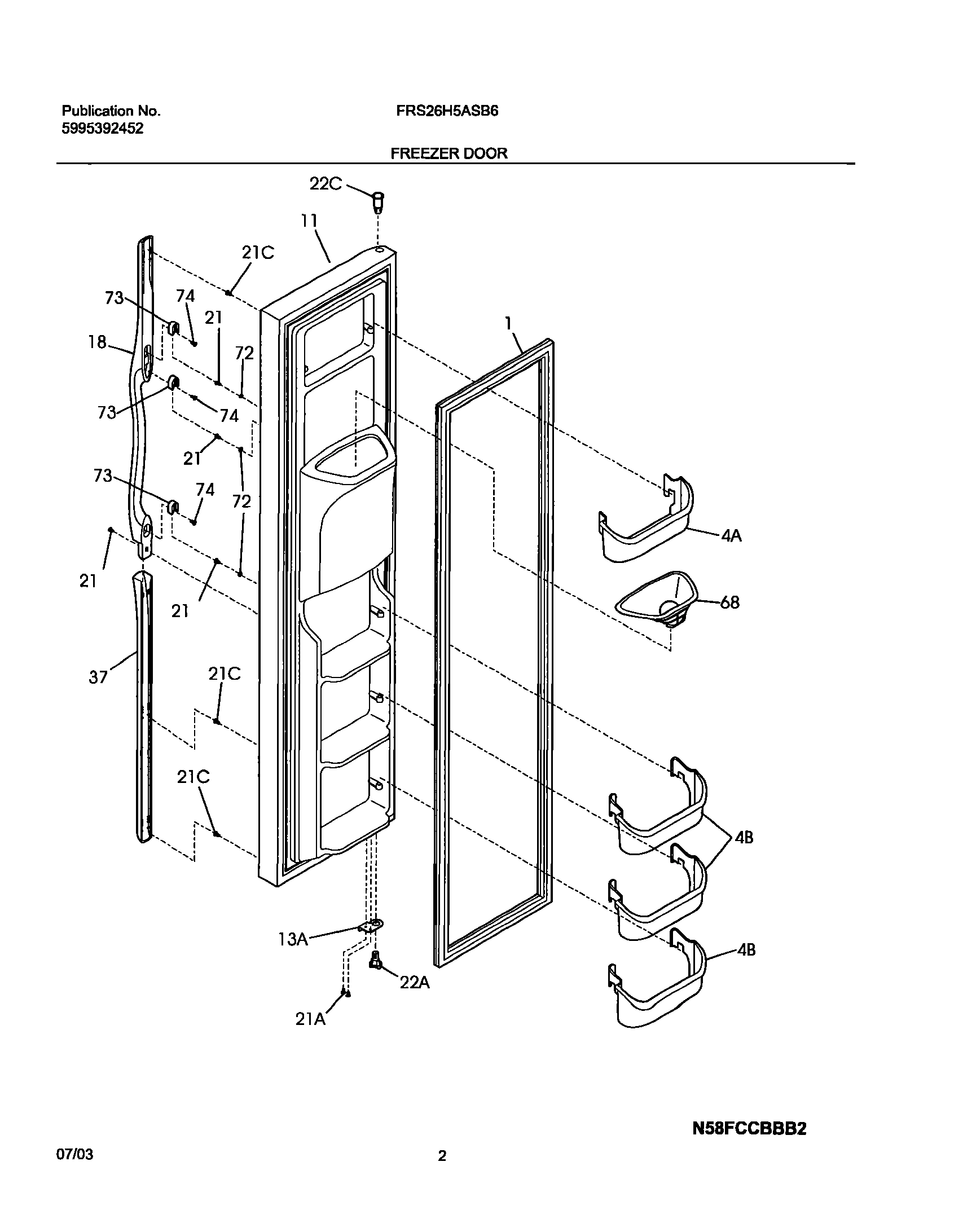 03 - FREEZER DOOR