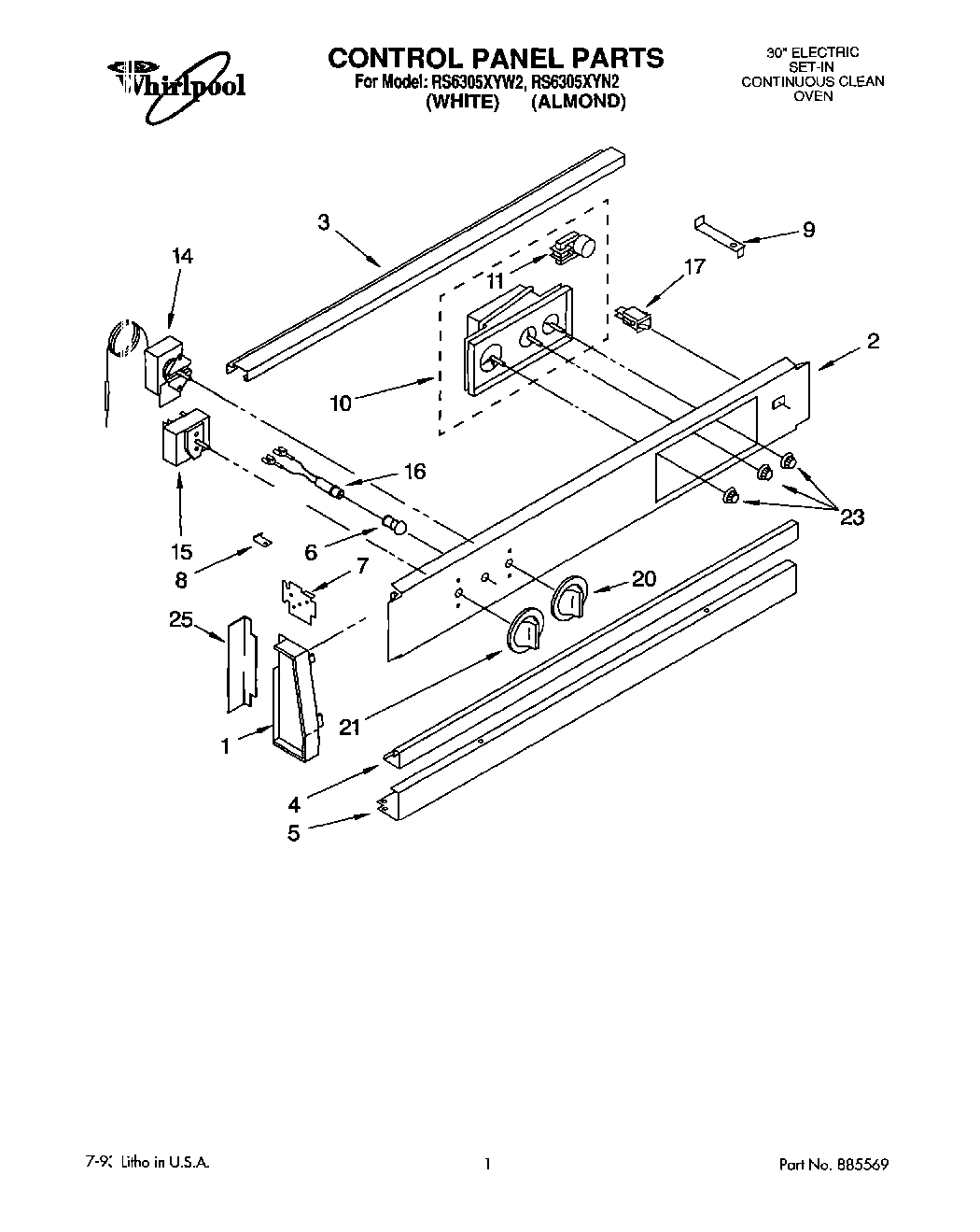 01 - CONTROL PANEL, LITERATURE