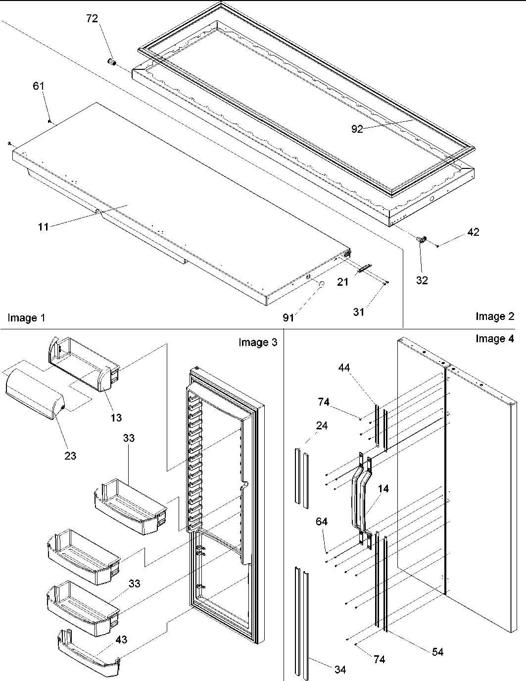 10 - Refrigerator Door Trim