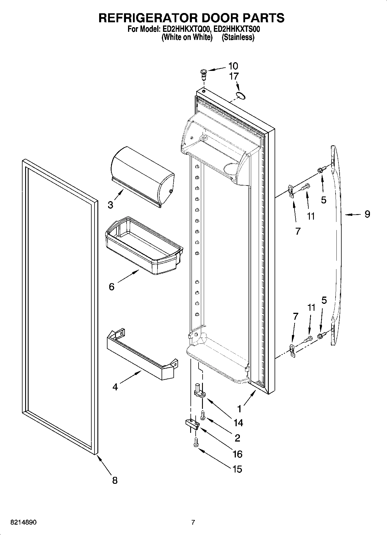 06 - REFRIGERATOR DOOR PARTS