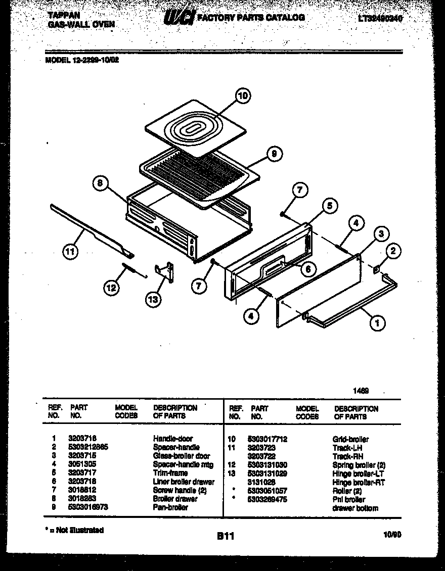 05 - BROILER DRAWER PARTS