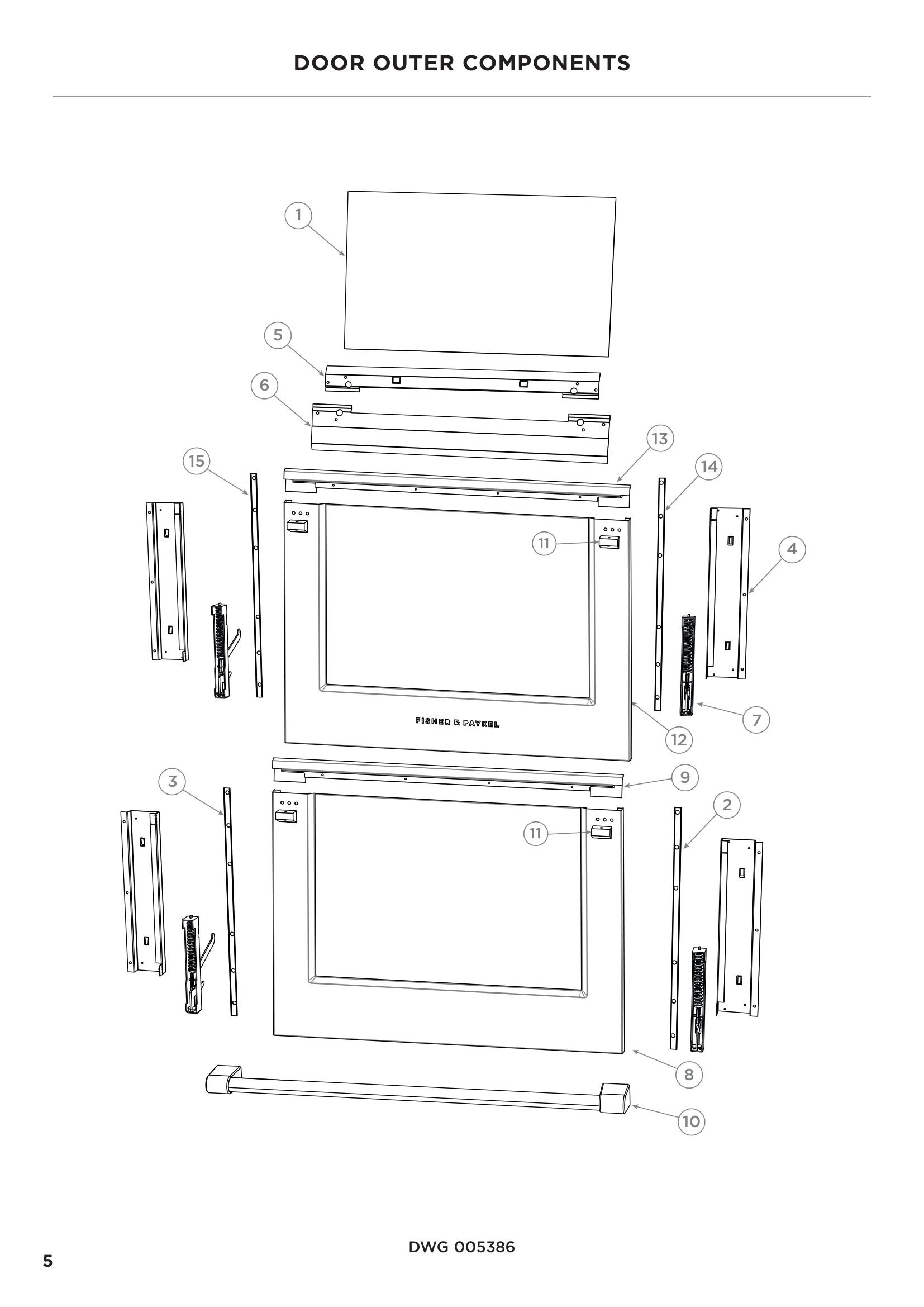 DOOR OUTER COMPONENTS