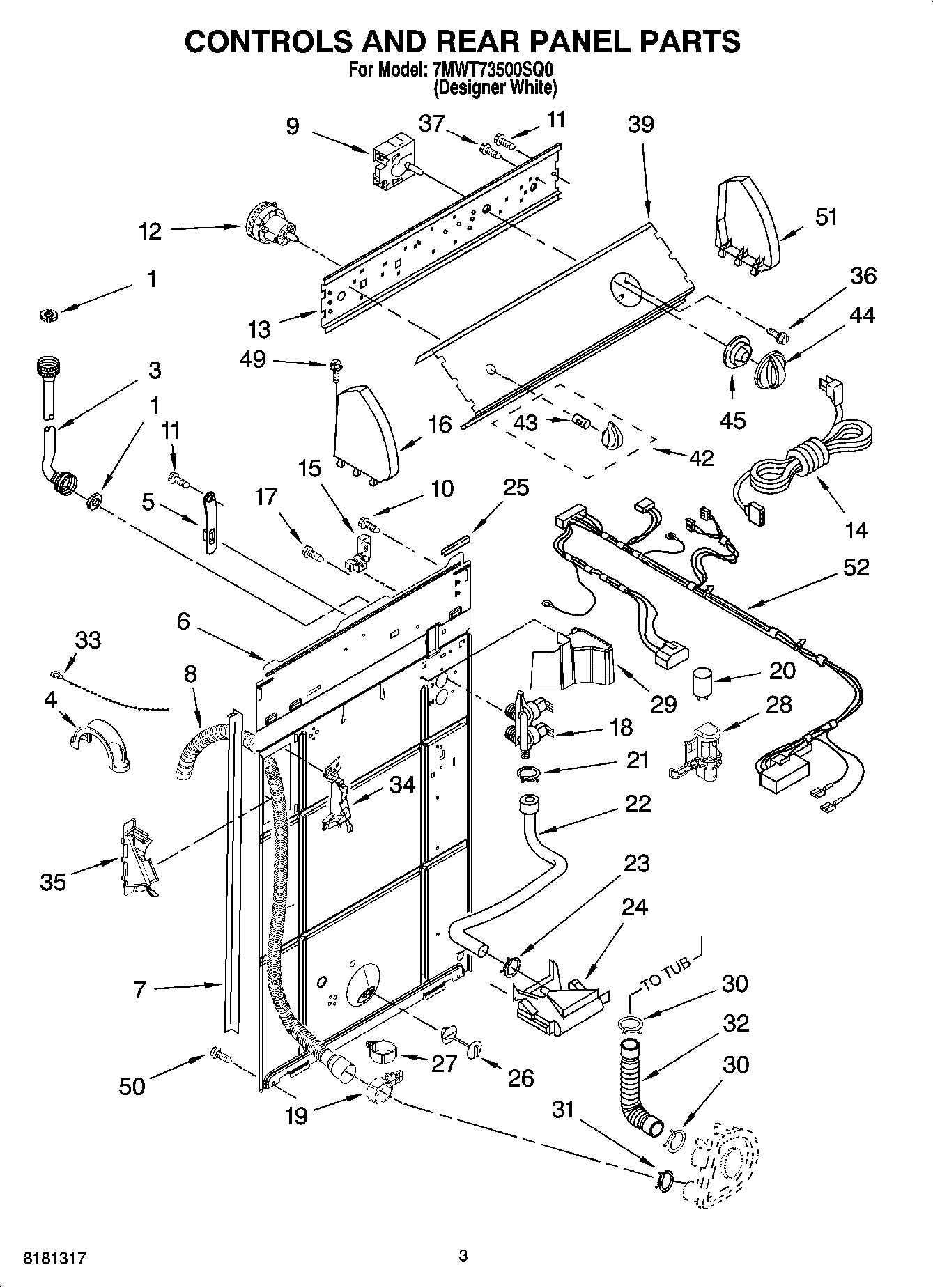02 - CONTROLS AND REAR PANEL PARTS