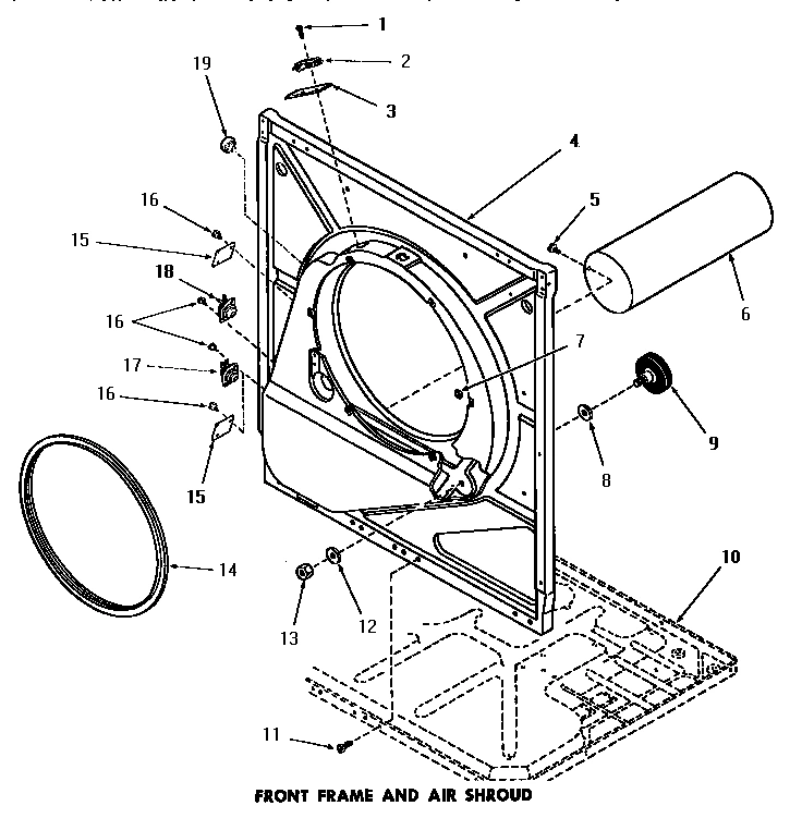 13 - FRONT FRAME & AIR SHROUD