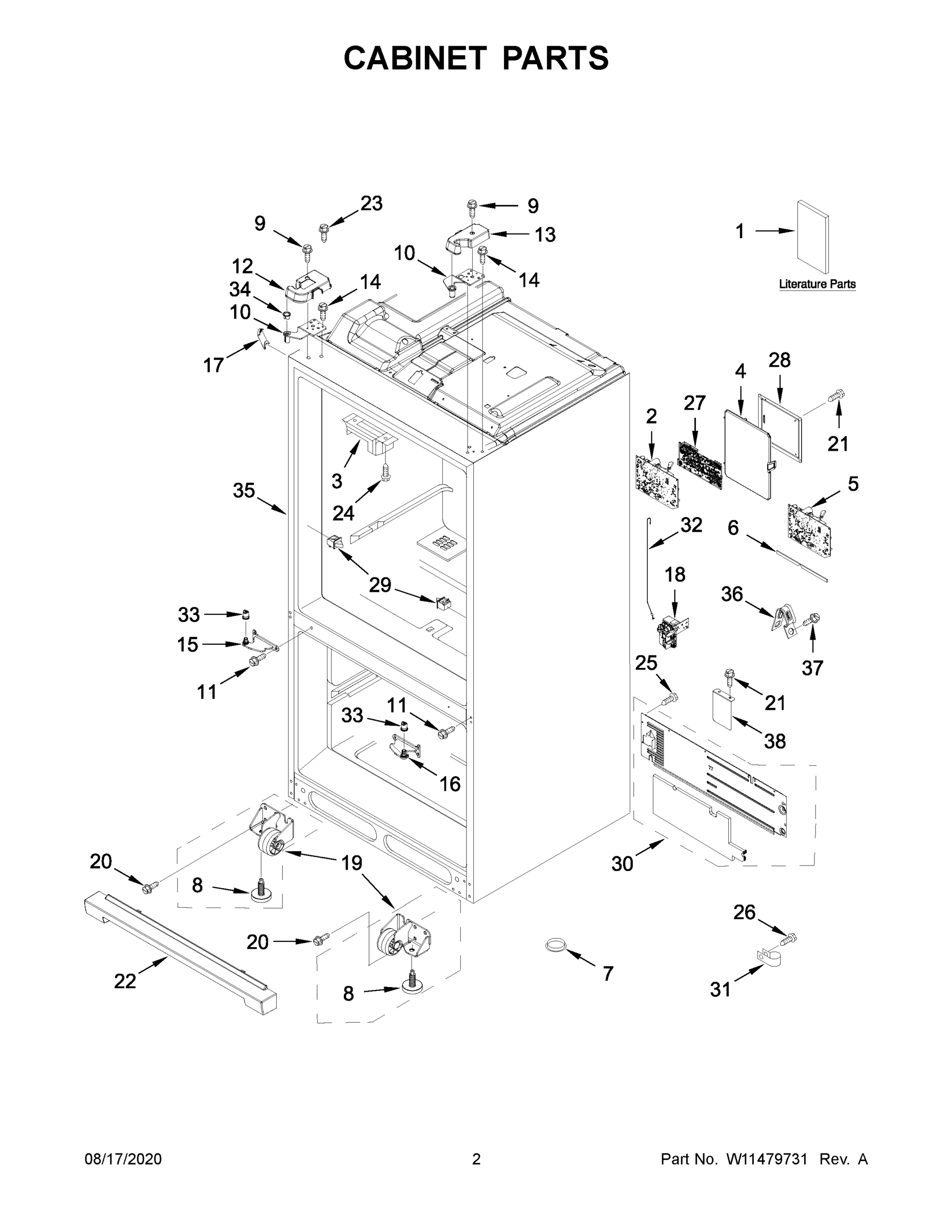 02 - CABINET PARTS