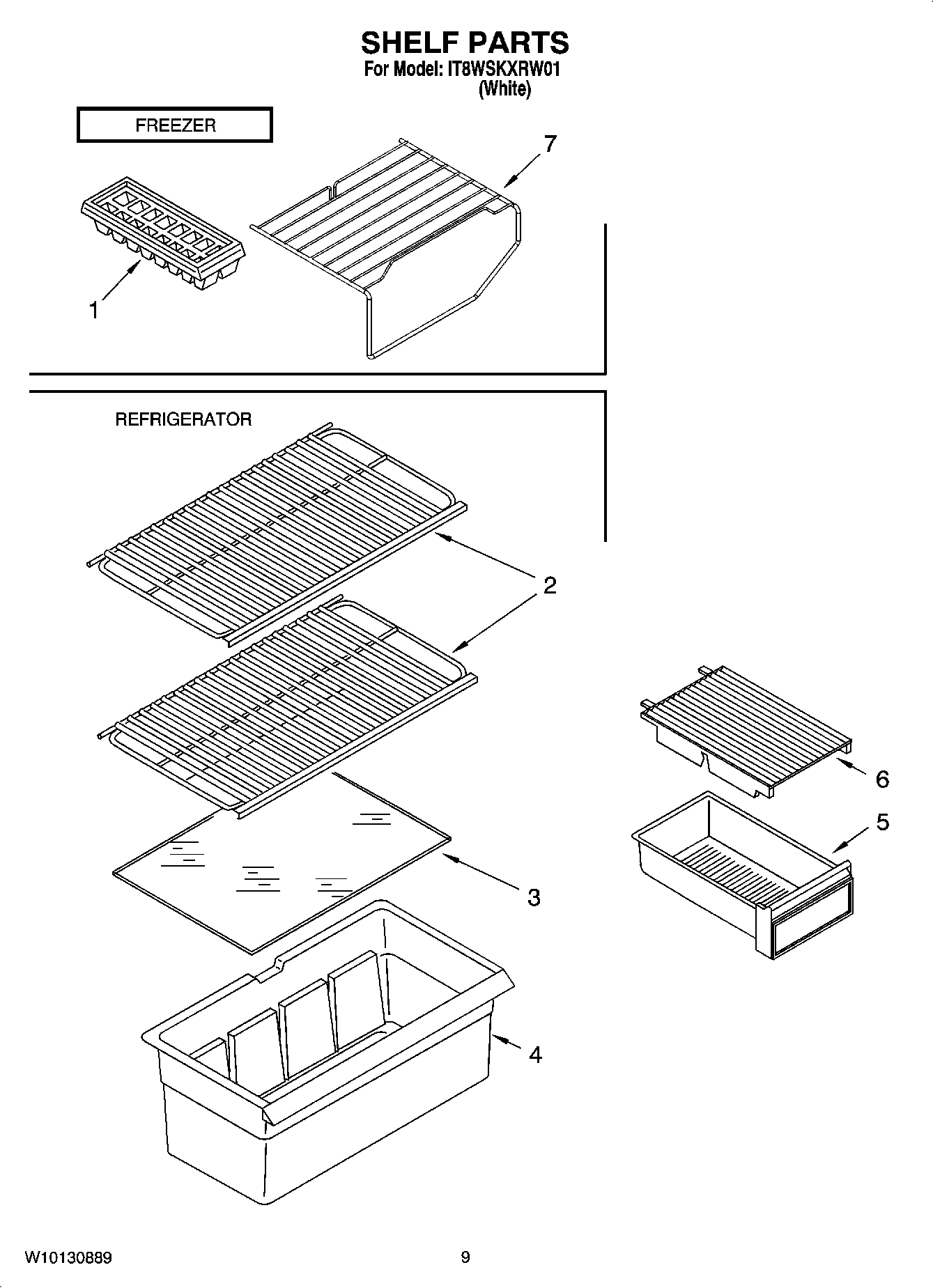 05 - SHELF PARTS, OPTIONAL PARTS
