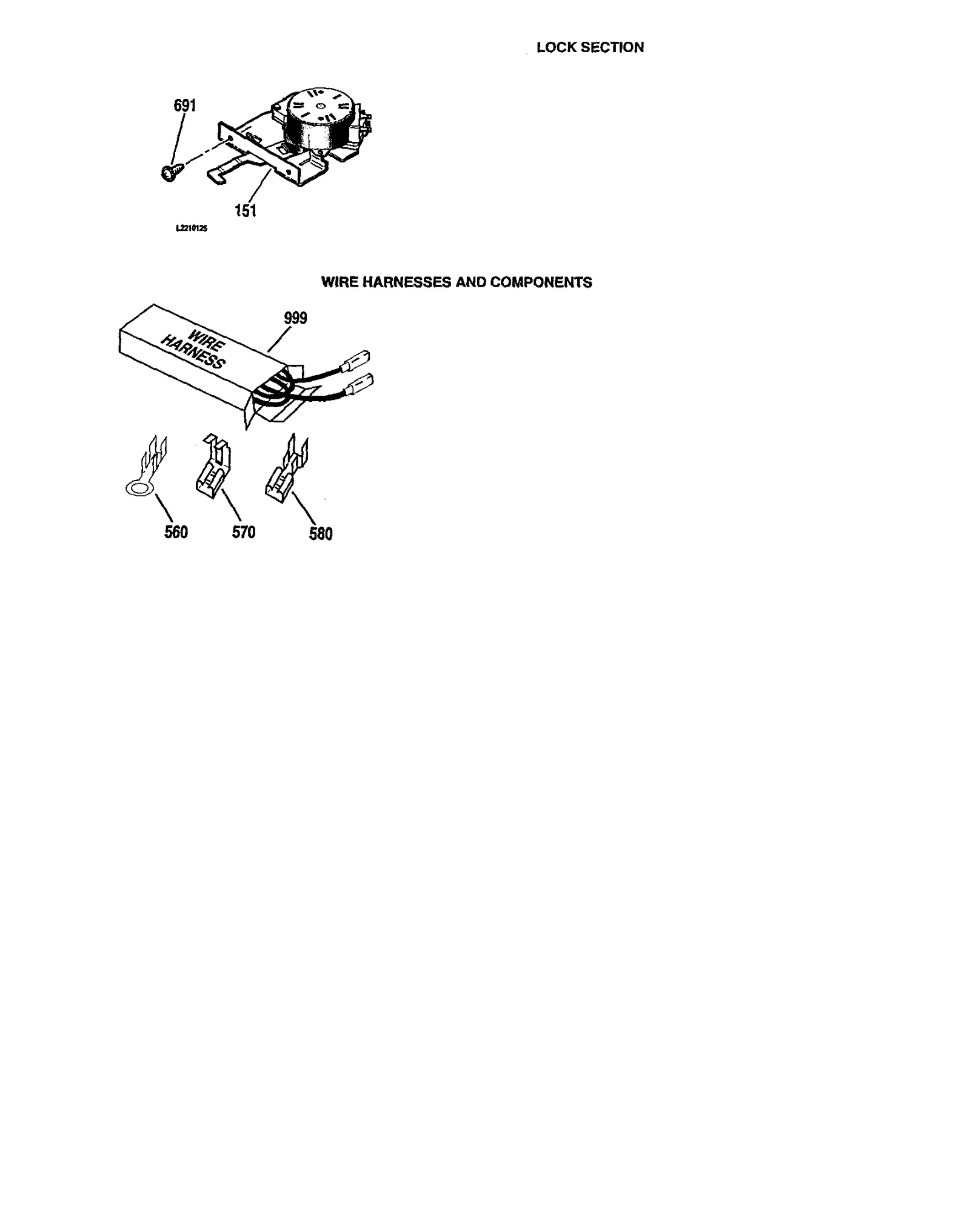LOCK AND WIRE HARNESSES