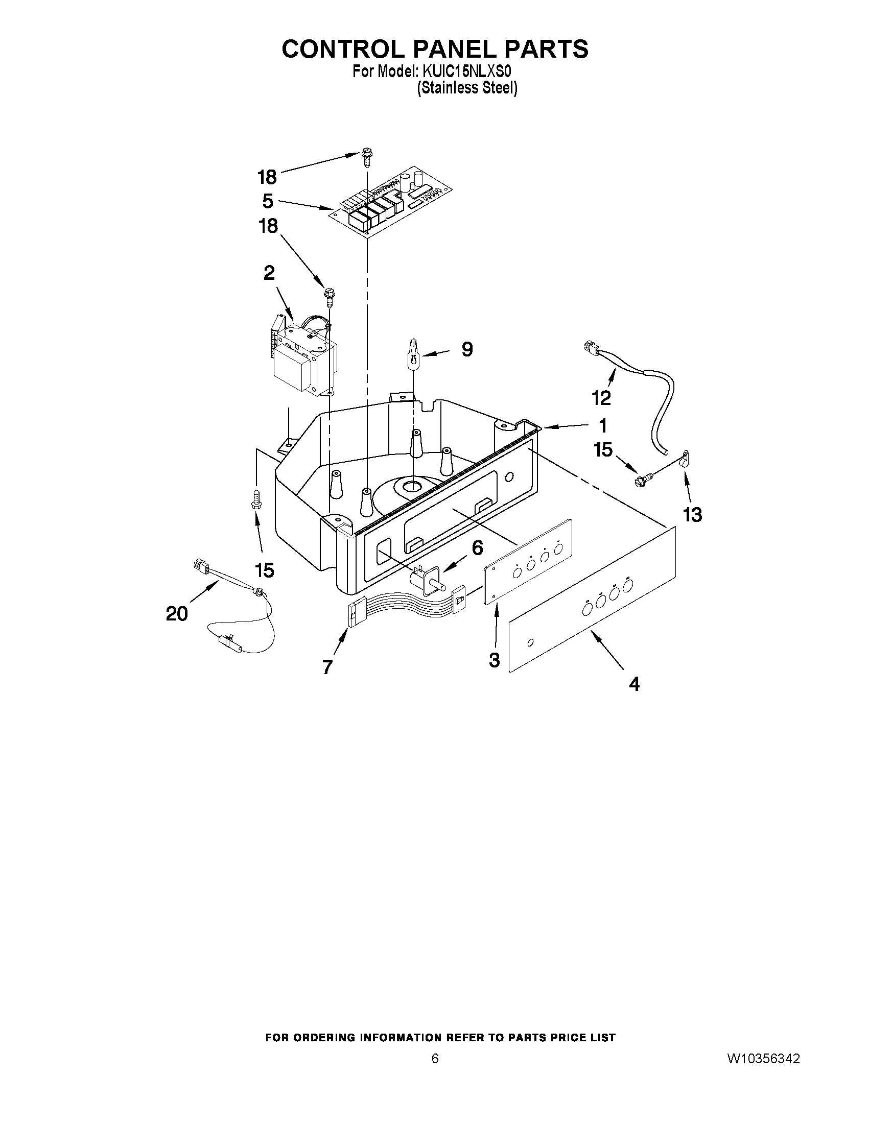 04 - CONTROL PANEL PARTS