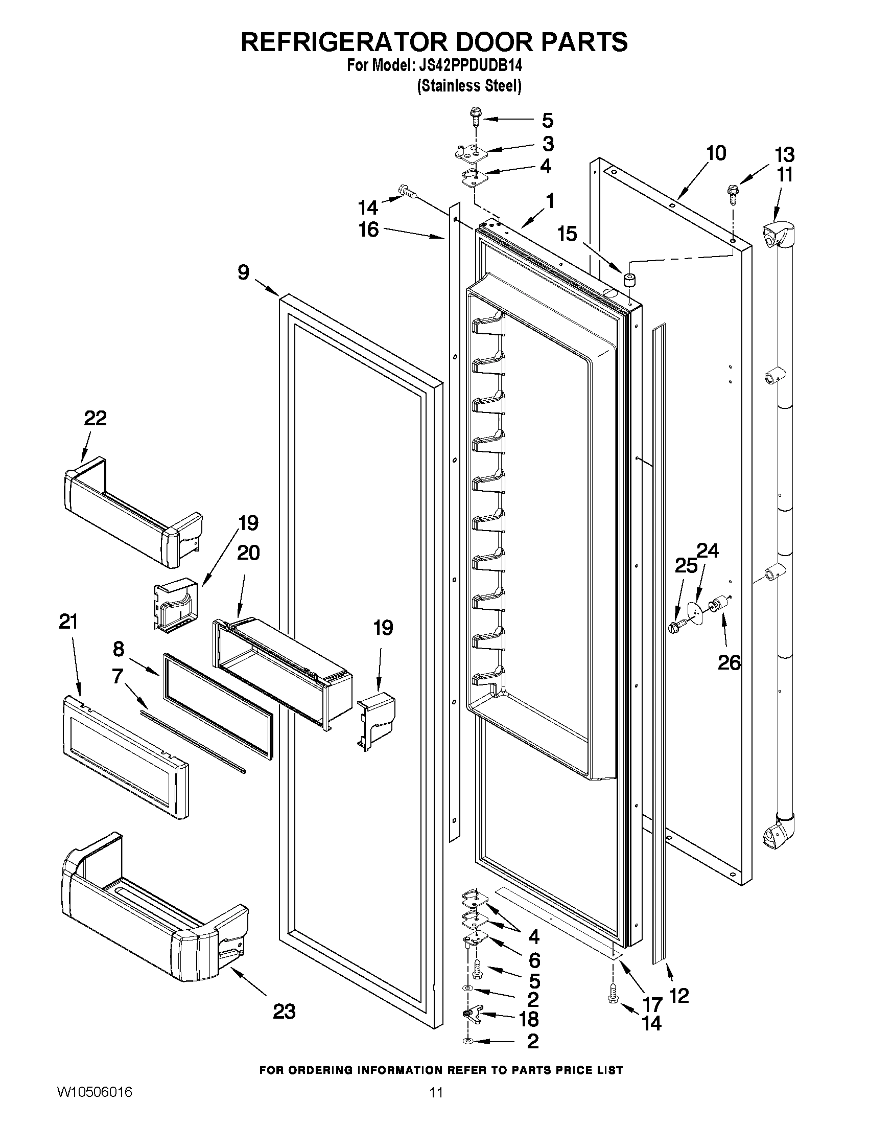 08 - REFRIGERATOR DOOR PARTS