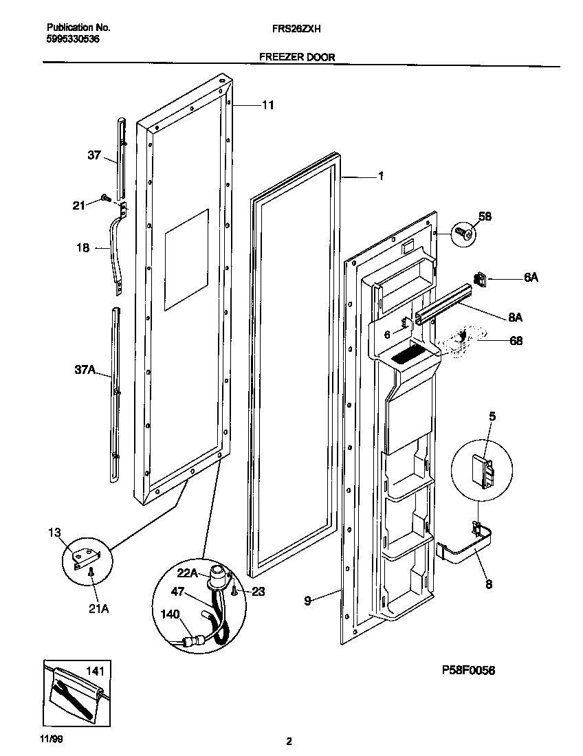 02 - FREEZER DOOR