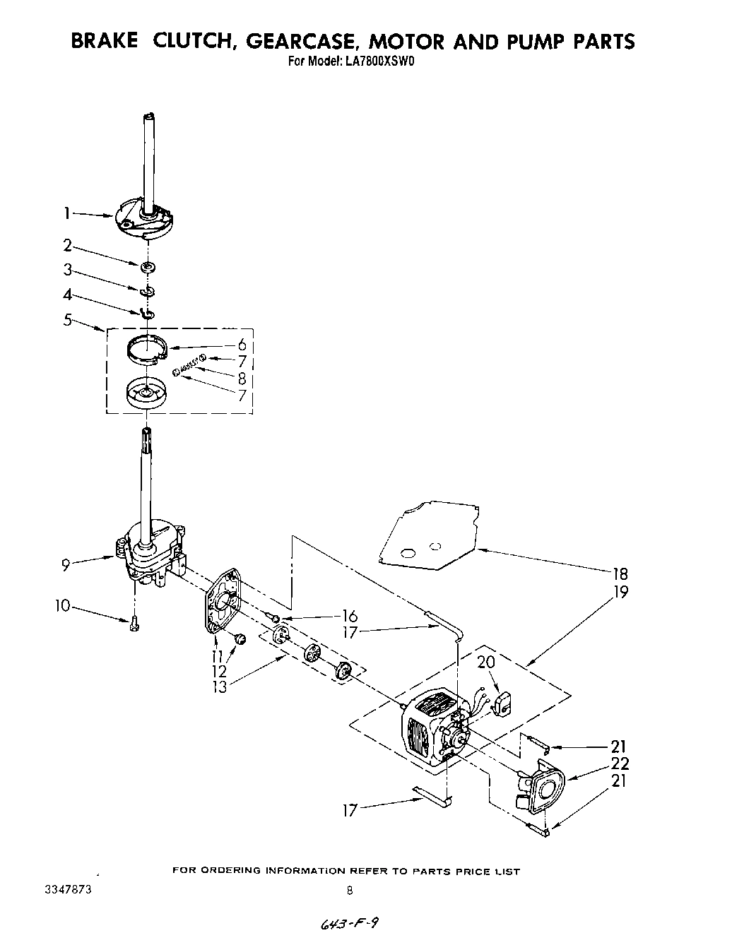 06 - BRAKE, CLUTCH, GEARCASE, MOTOR AND PUMP