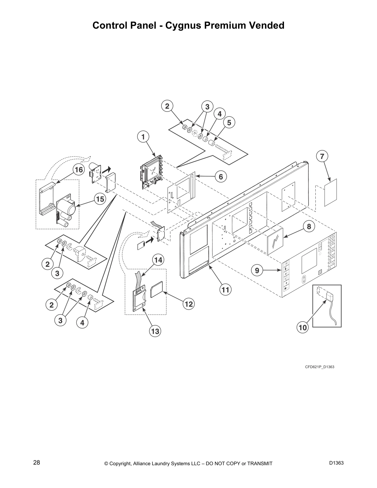 Control Panel - Cygnus Premium Vended