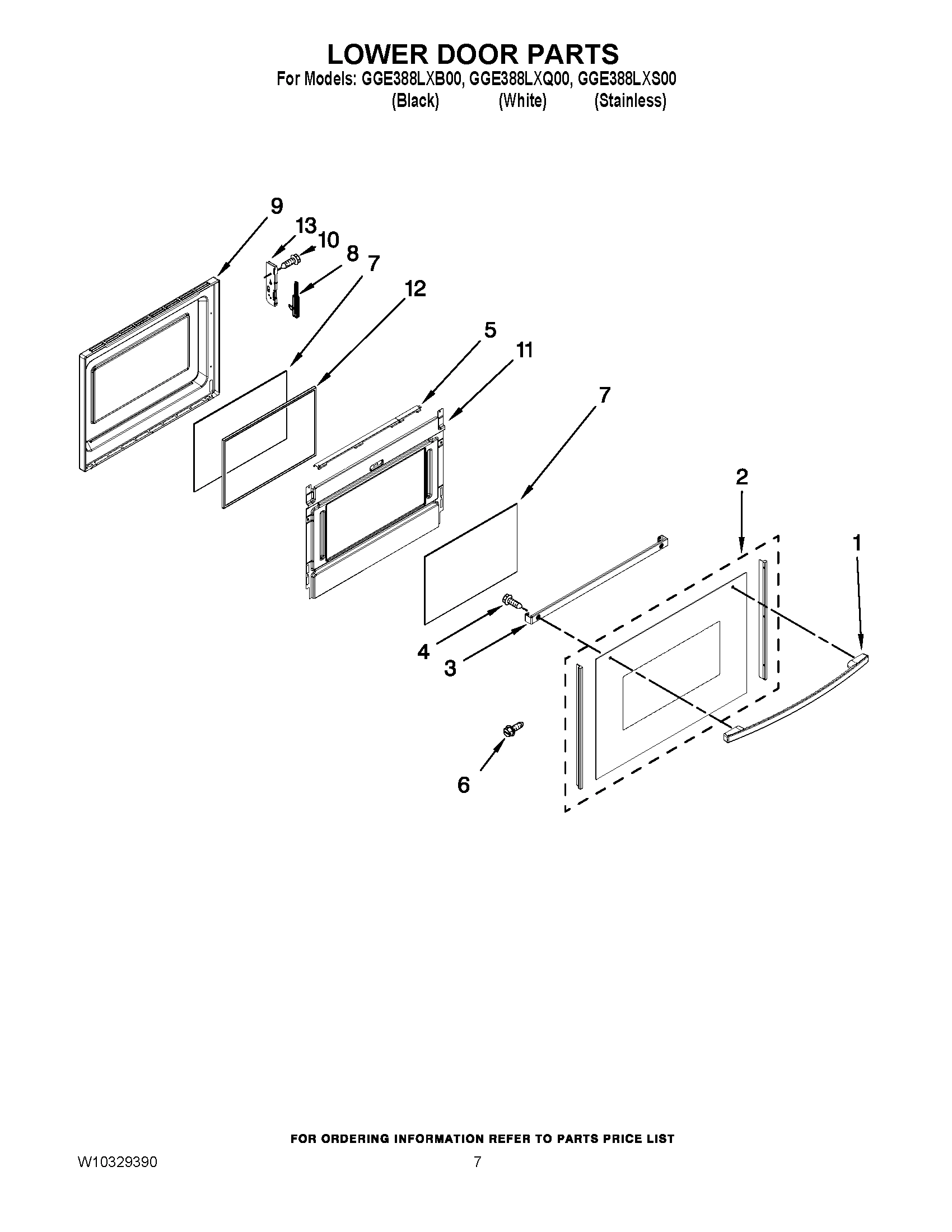 05 - LOWER DOOR PARTS