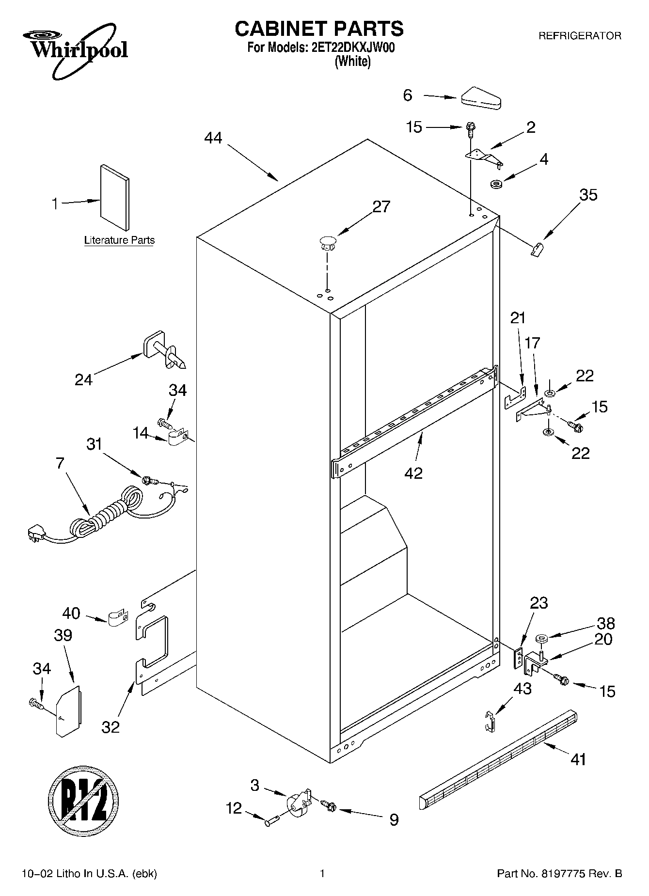 01 - CABINET, LITERATURE