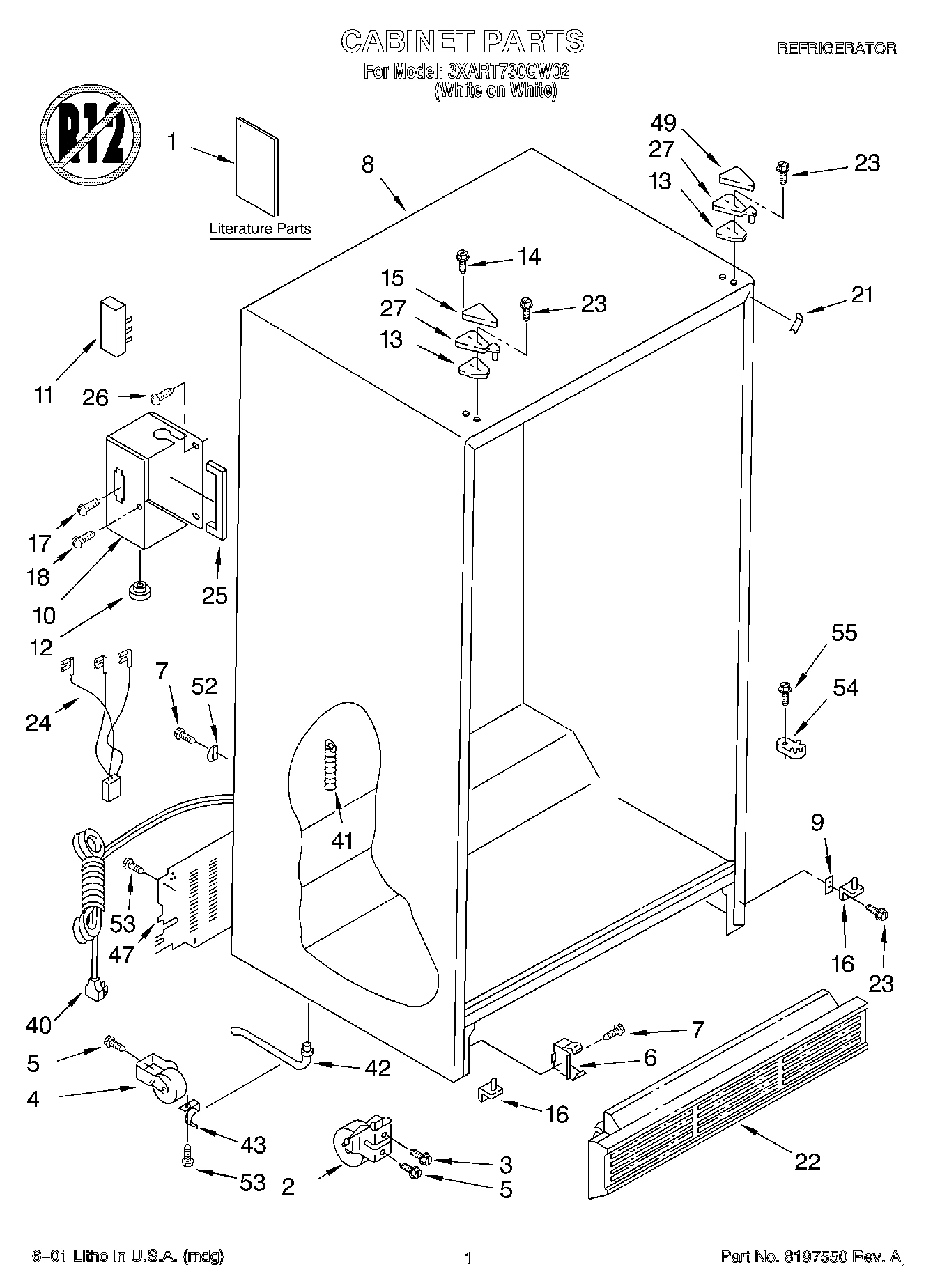 01 - CABINET, LITERATURE