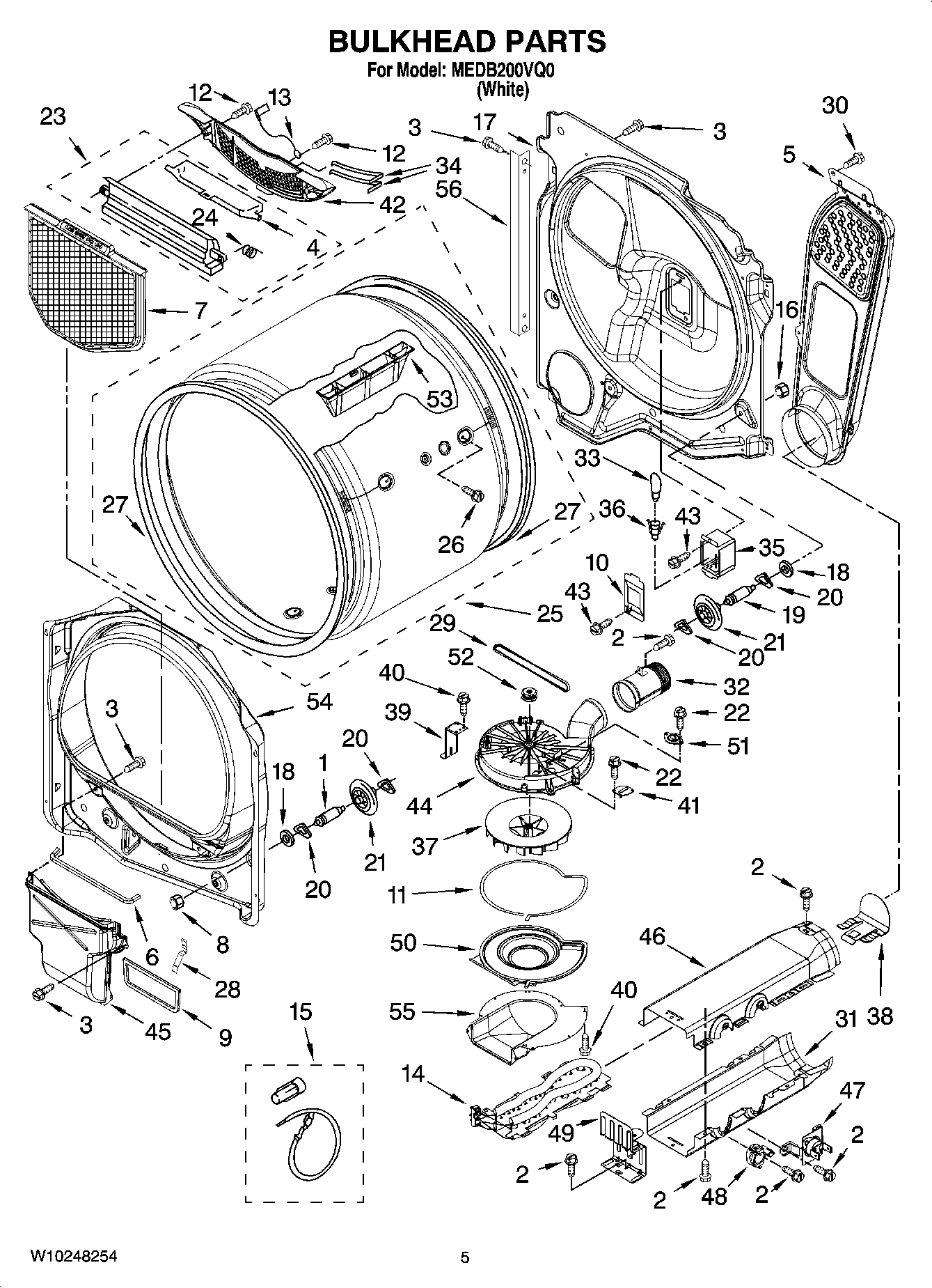 03 - BULKHEAD PARTS, OPTIONAL PARTS (NOT INCLUDED)