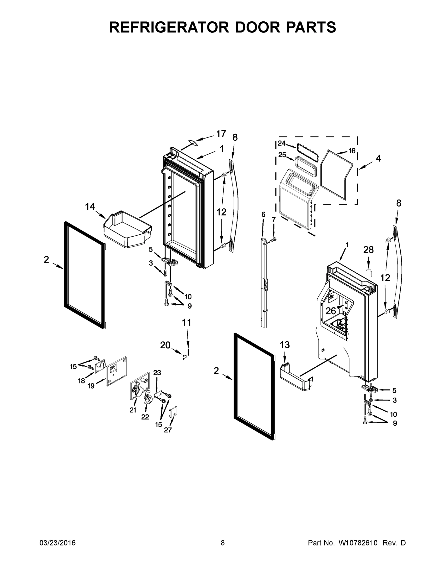 05 - REFRIGERATOR DOOR PARTS