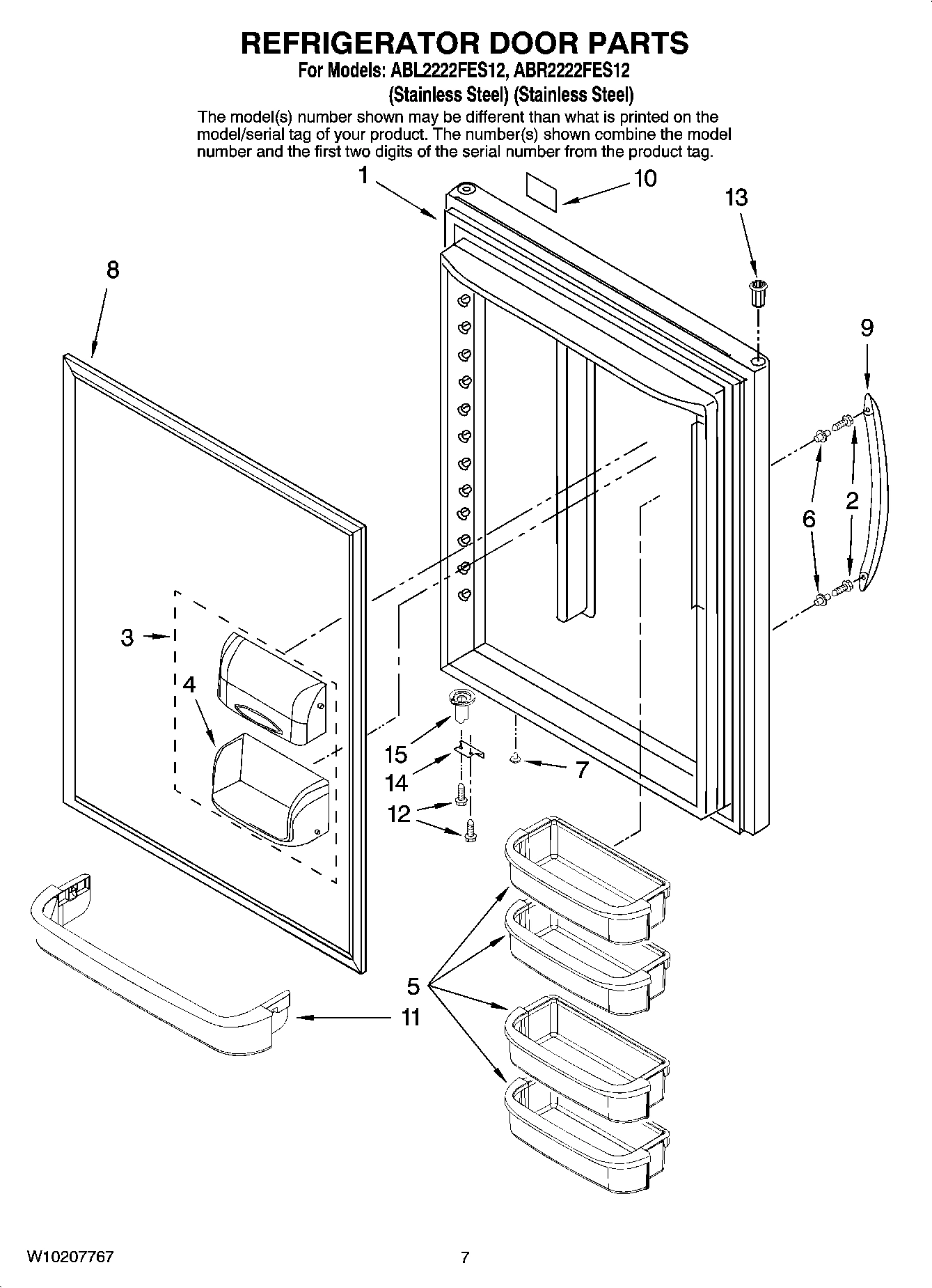05 - REFRIGERATOR DOOR PARTS