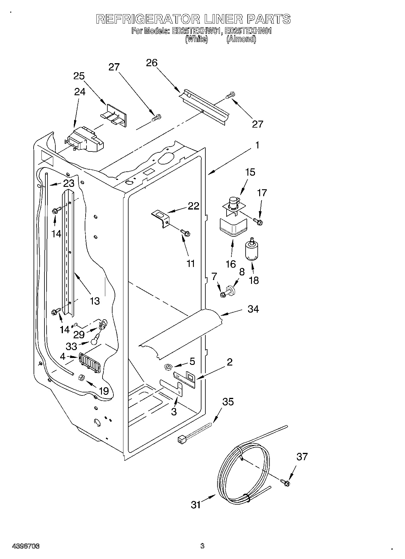 02 - REFRIGERATOR LINER