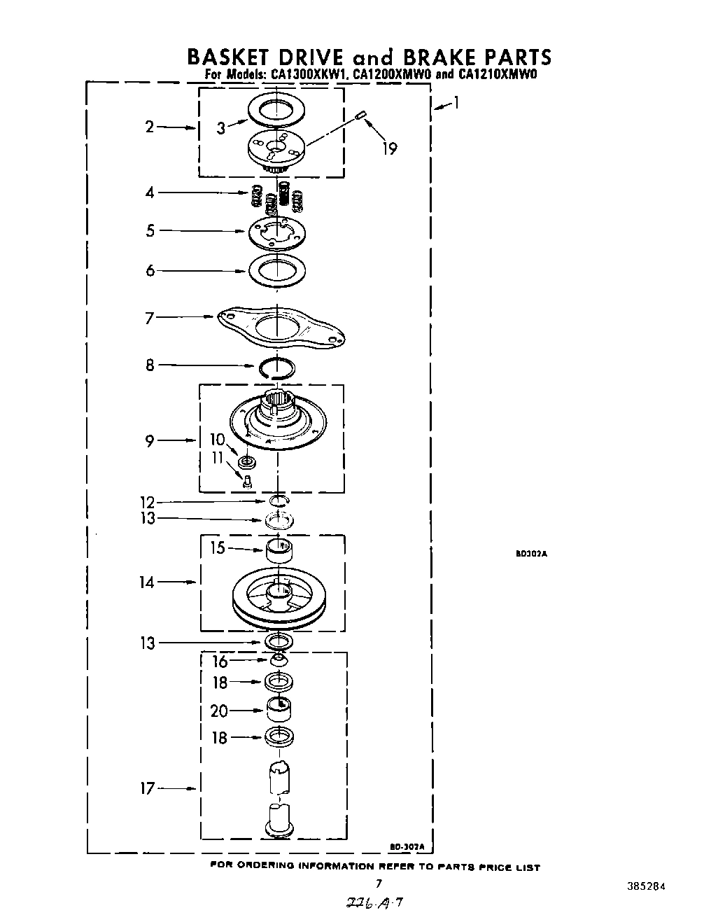 07 - BASKET DRIVE AND BRAKE