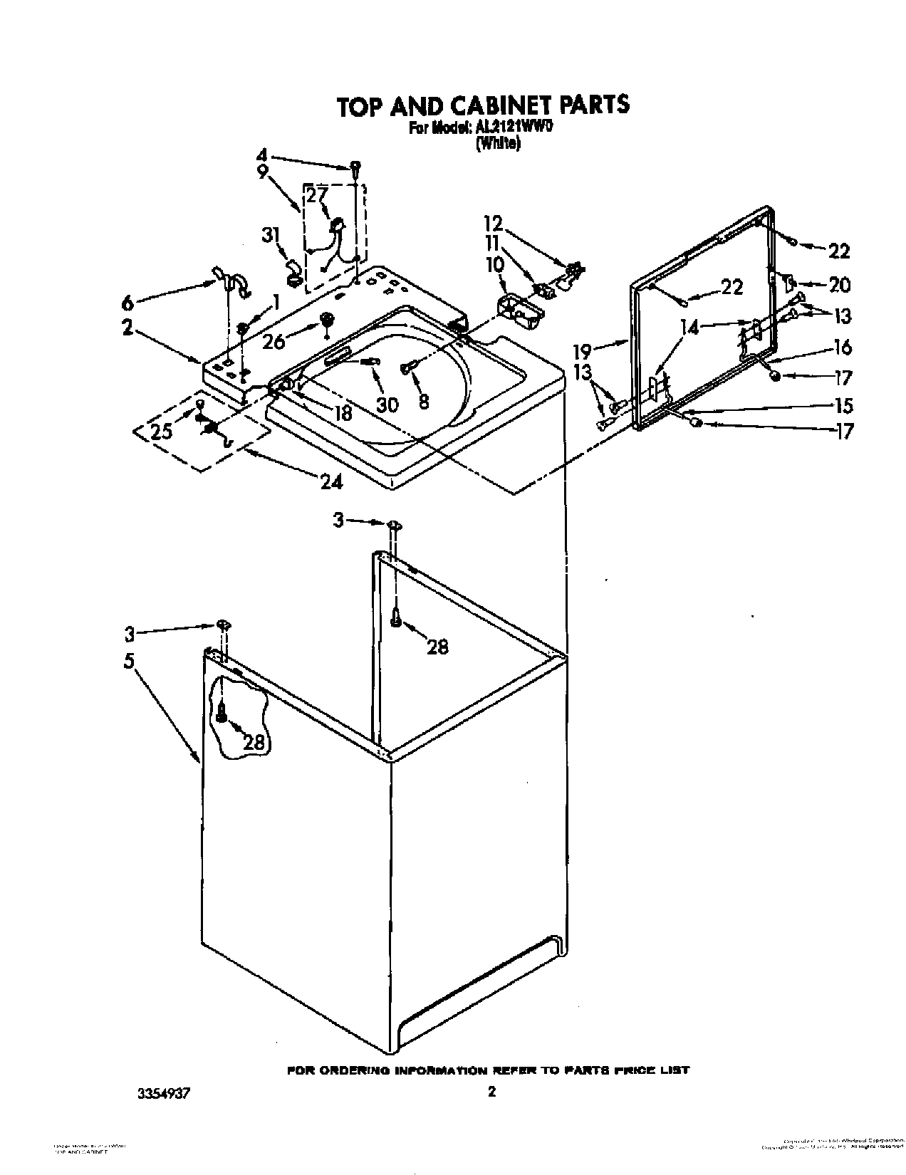 02 - TOP AND CABINET, LITERATURE AND OPTIONAL