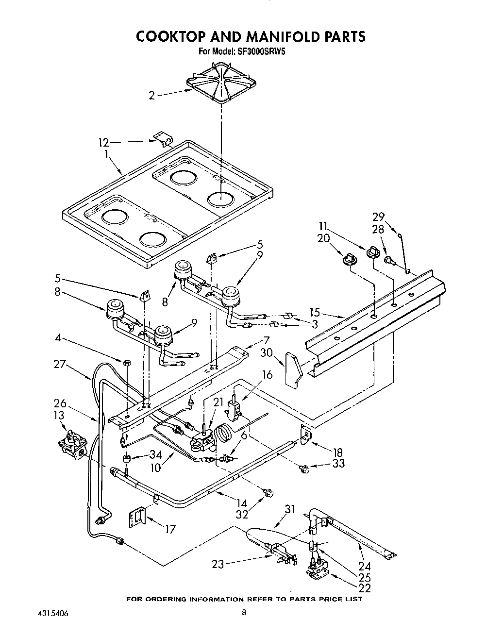 06 - COOKTOP AND MANIFOLD, LIT/OPTIONAL