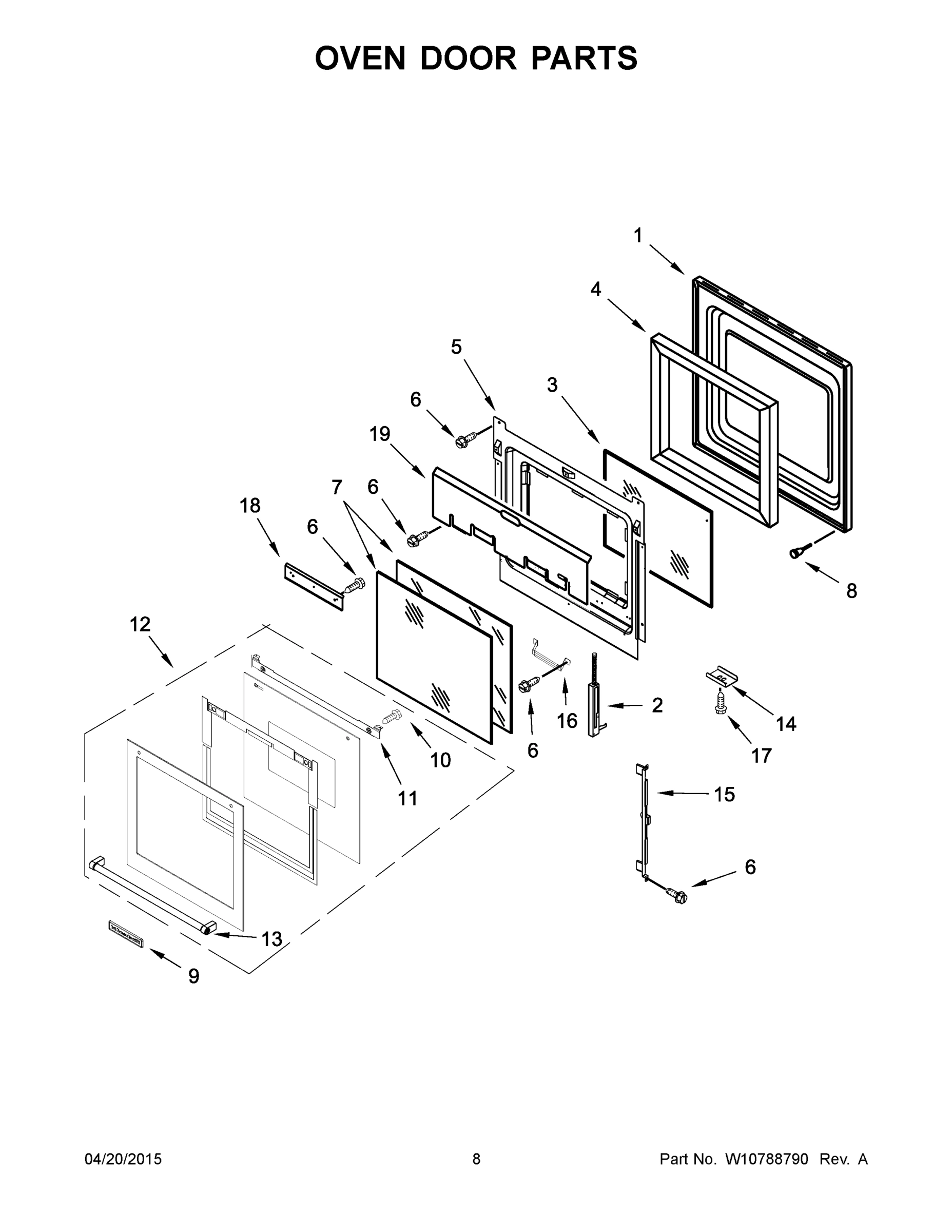 05 - OVEN DOOR PARTS