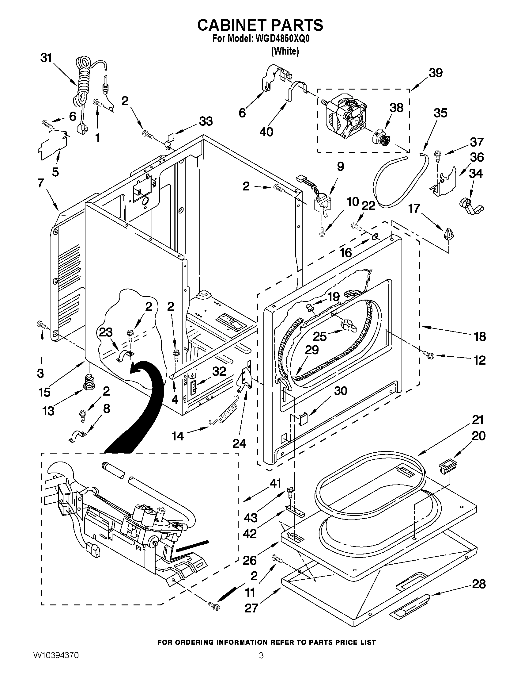 02 - CABINET PARTS