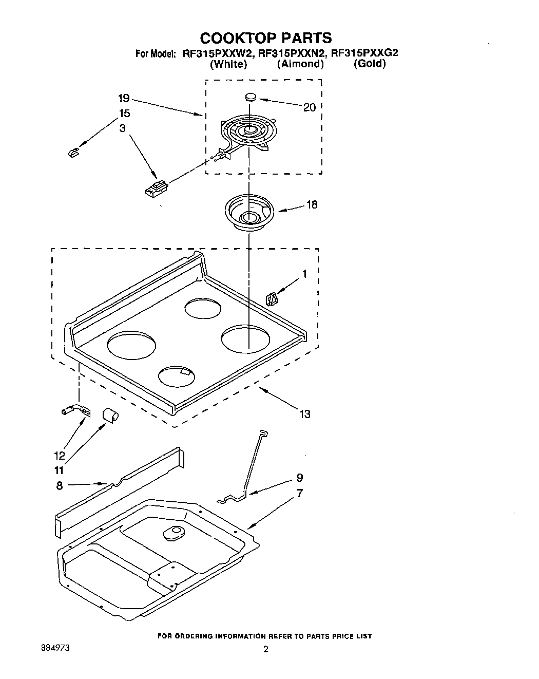 02 - COOKTOP, LIT/OPTIONAL