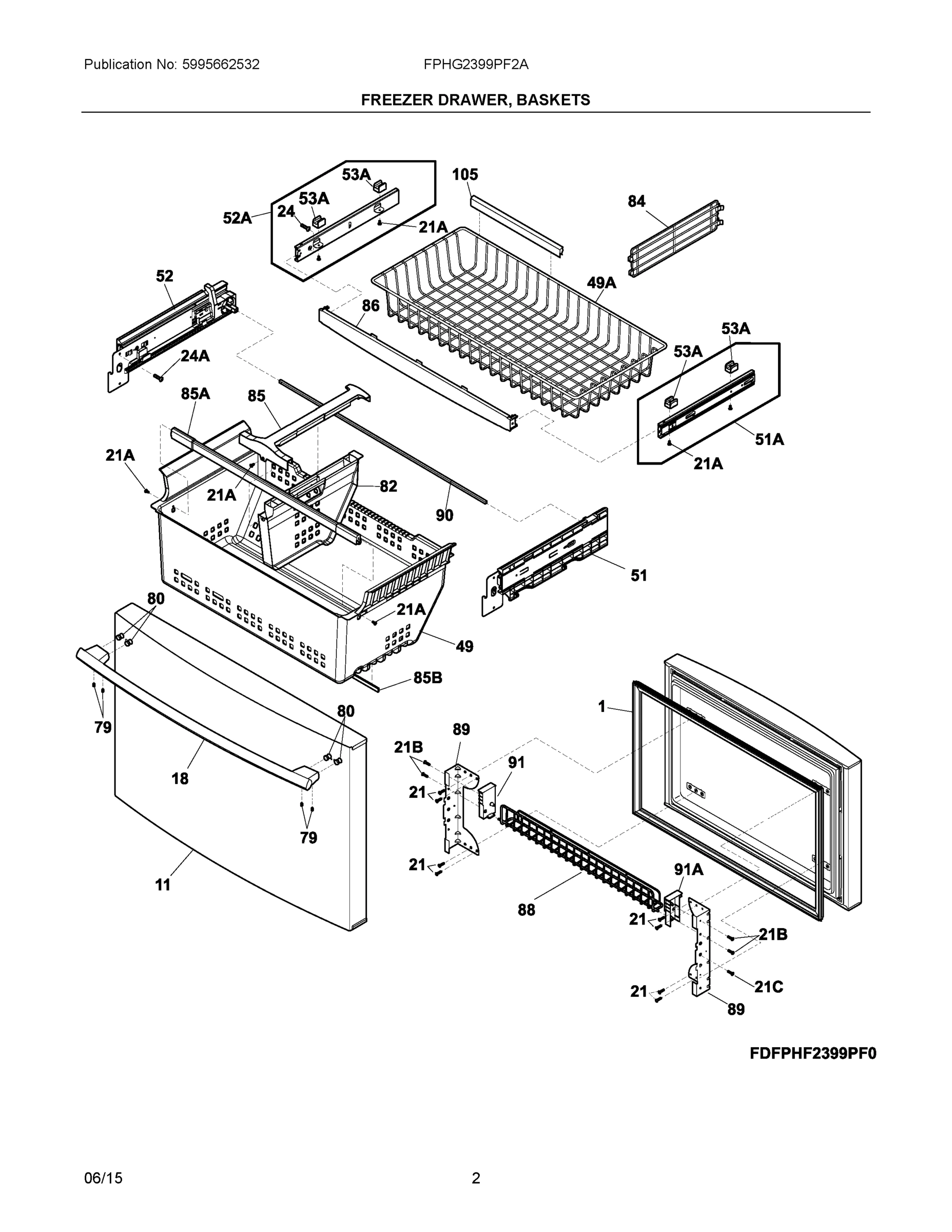 02 - FREEZER DRAWER, BASKETS