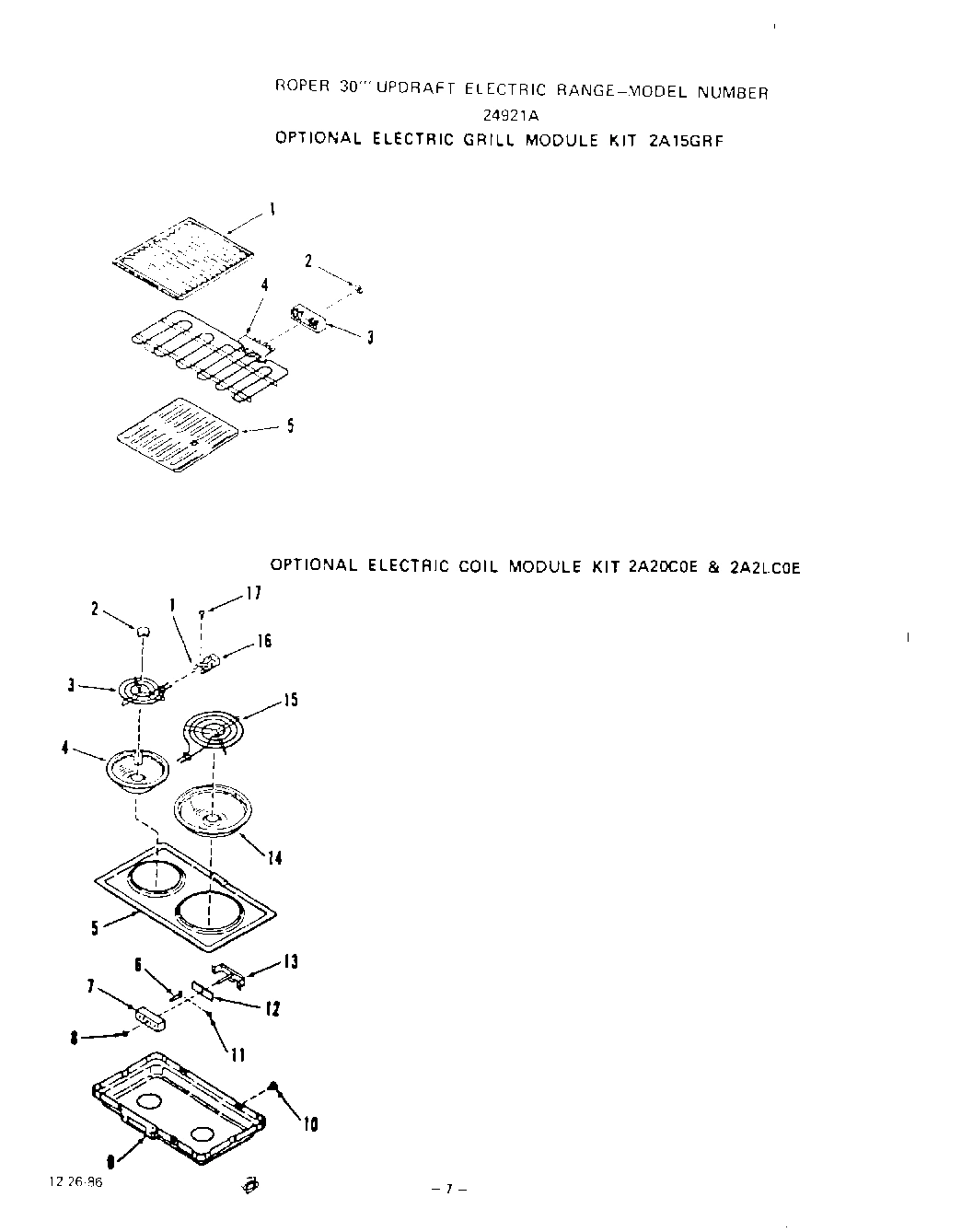 06 - ELECTRIC GRILL MODULE KIT