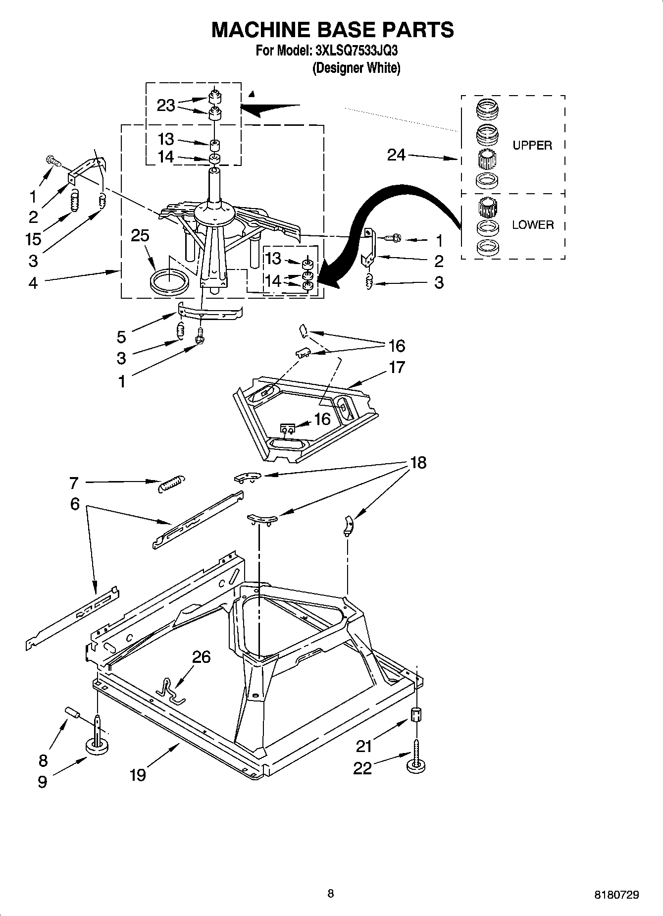 05 - MACHINE BASE PARTS