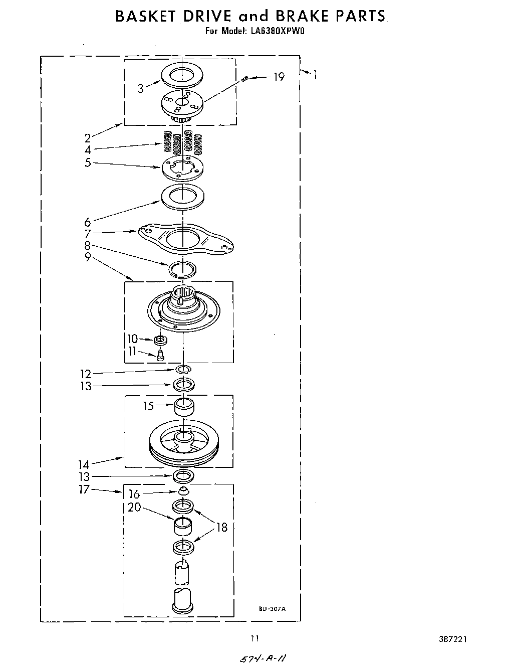 08 - BASKET DRIVE AND BRAKE