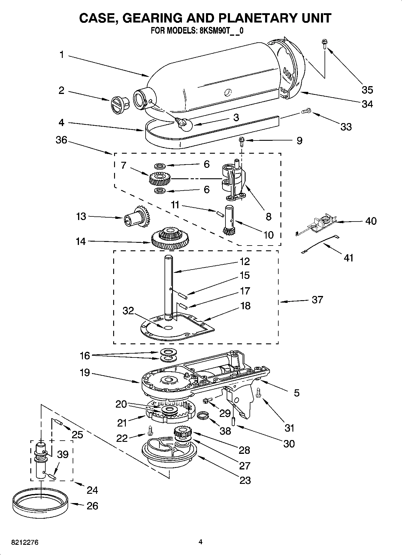 02 - CASE, GEARING AND PLANETARY UNIT