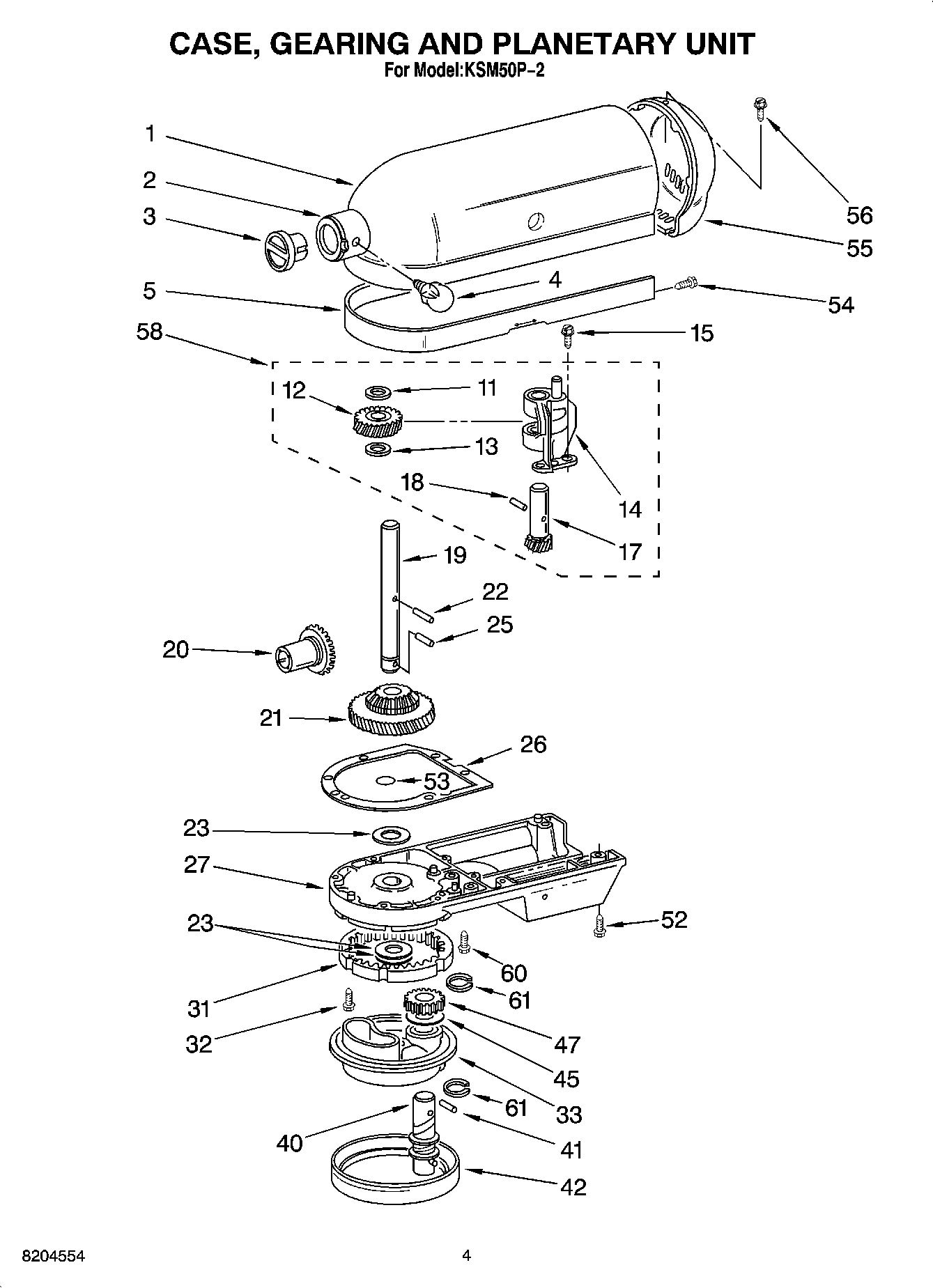 03 - CASE, GEARING AND PLANETARY UNIT
