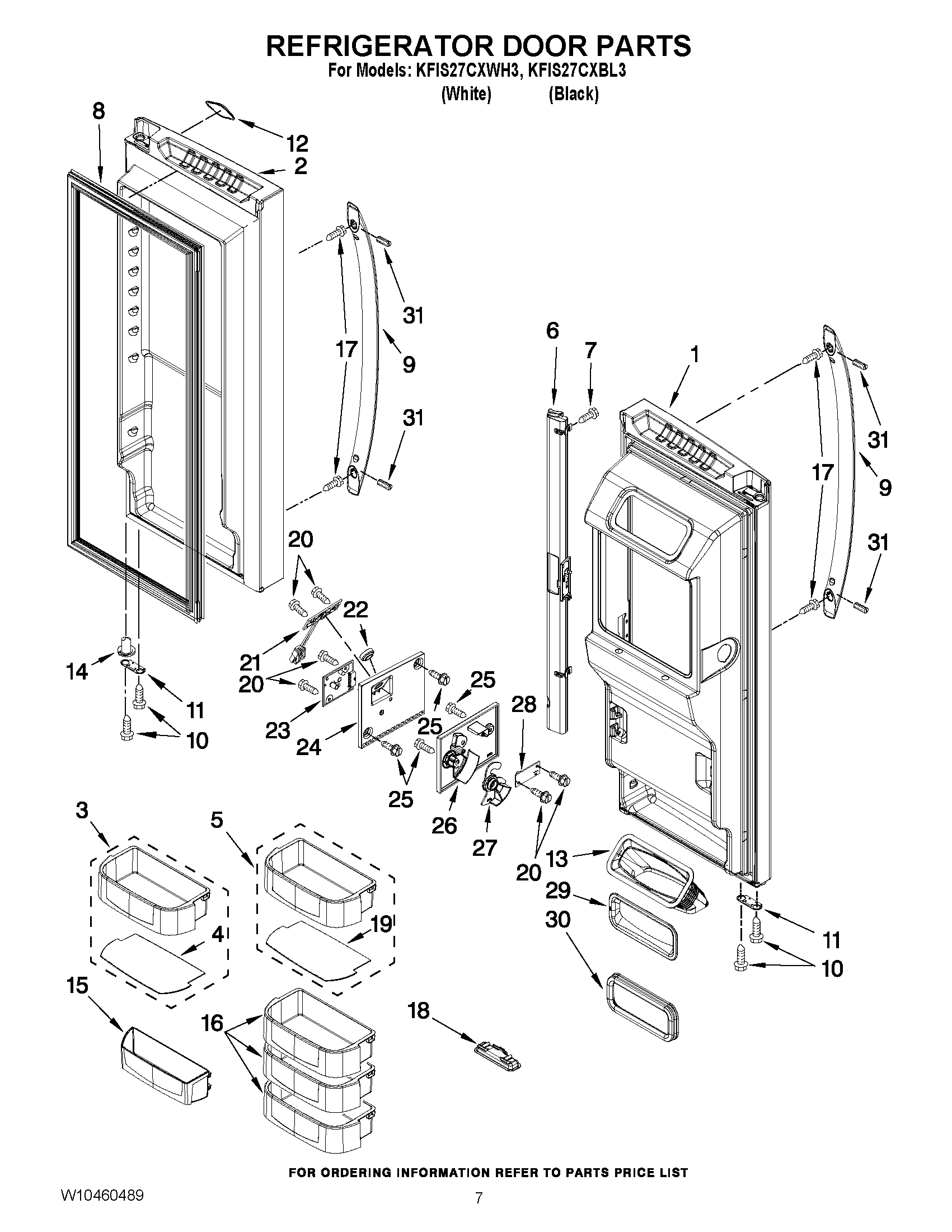 04 - REFRIGERATOR DOOR PARTS