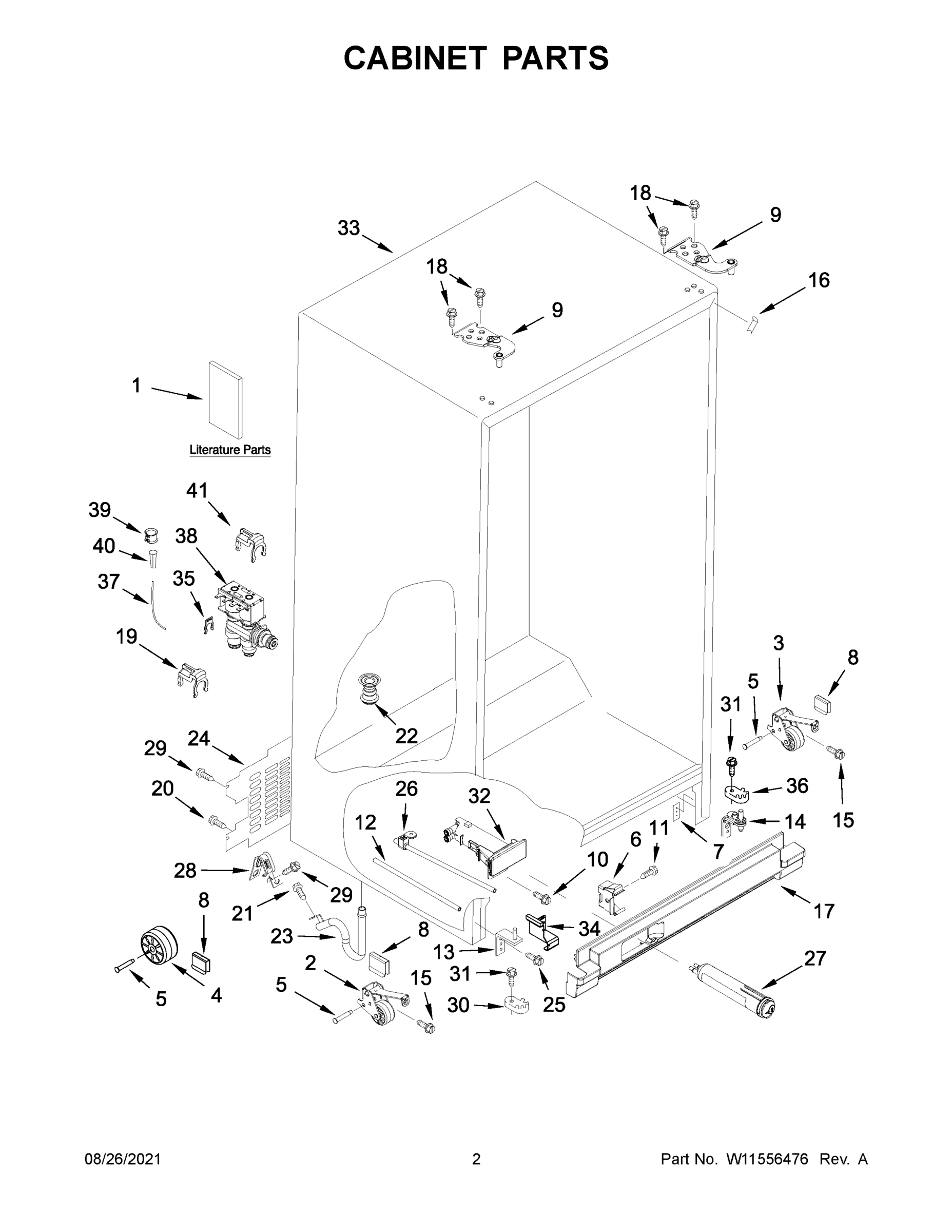 02 - CABINET PARTS