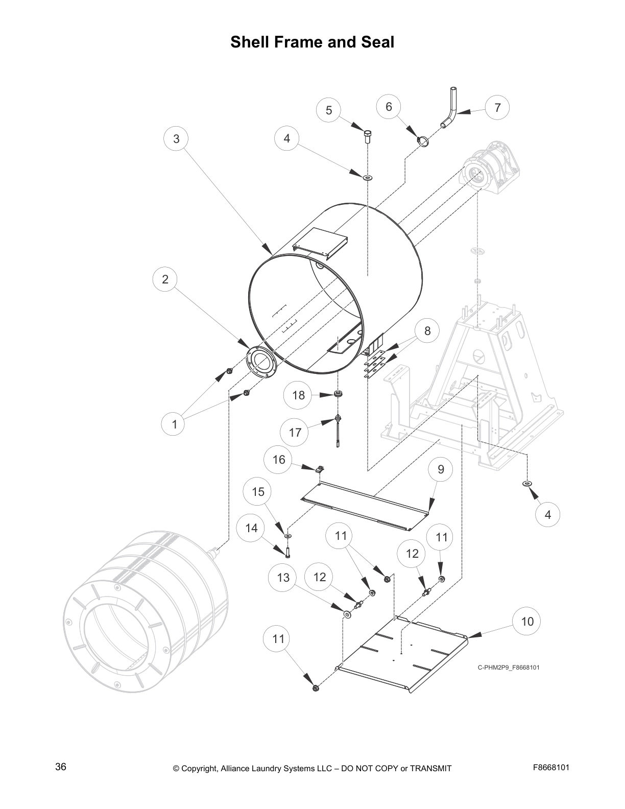 Shell Frame and Seal