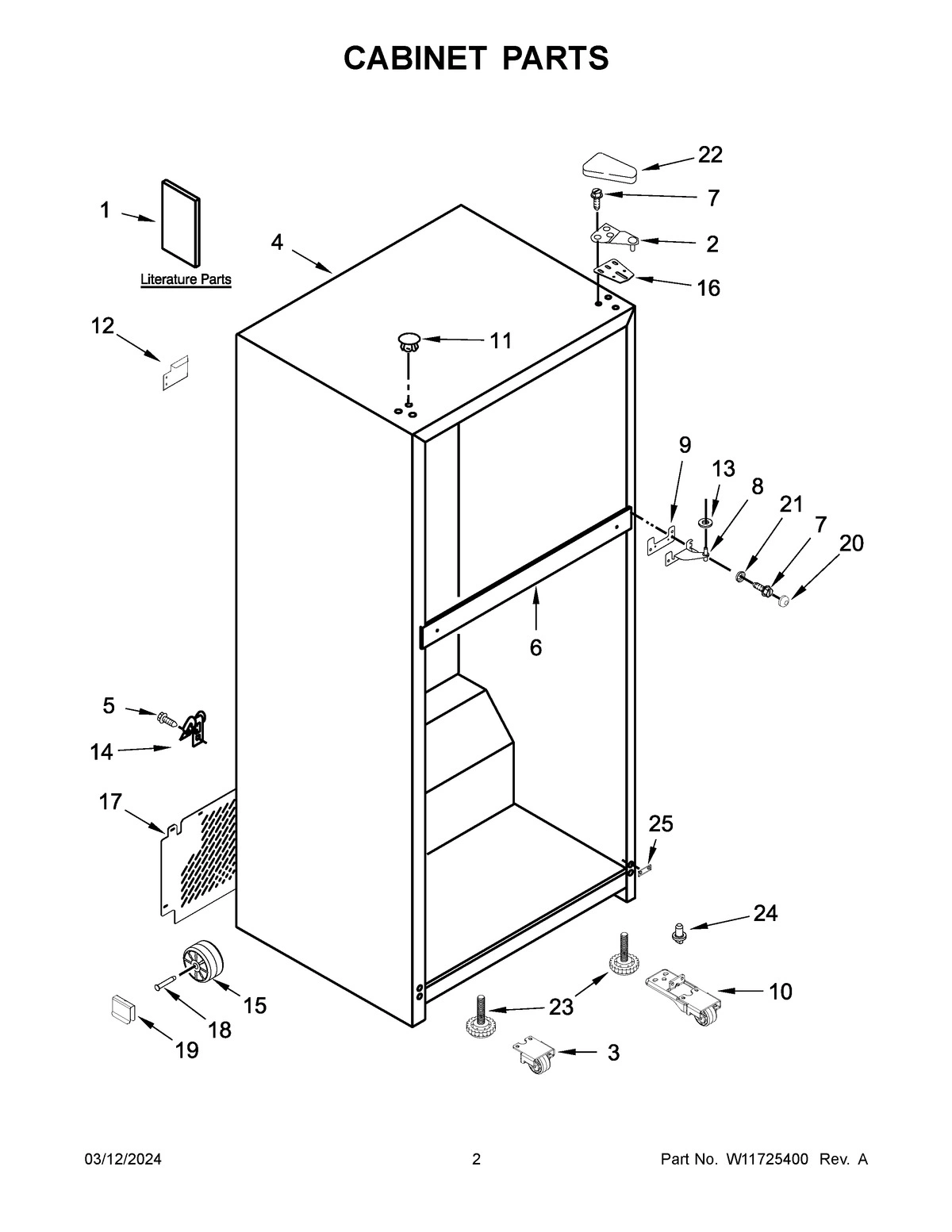 02 - CABINET PARTS