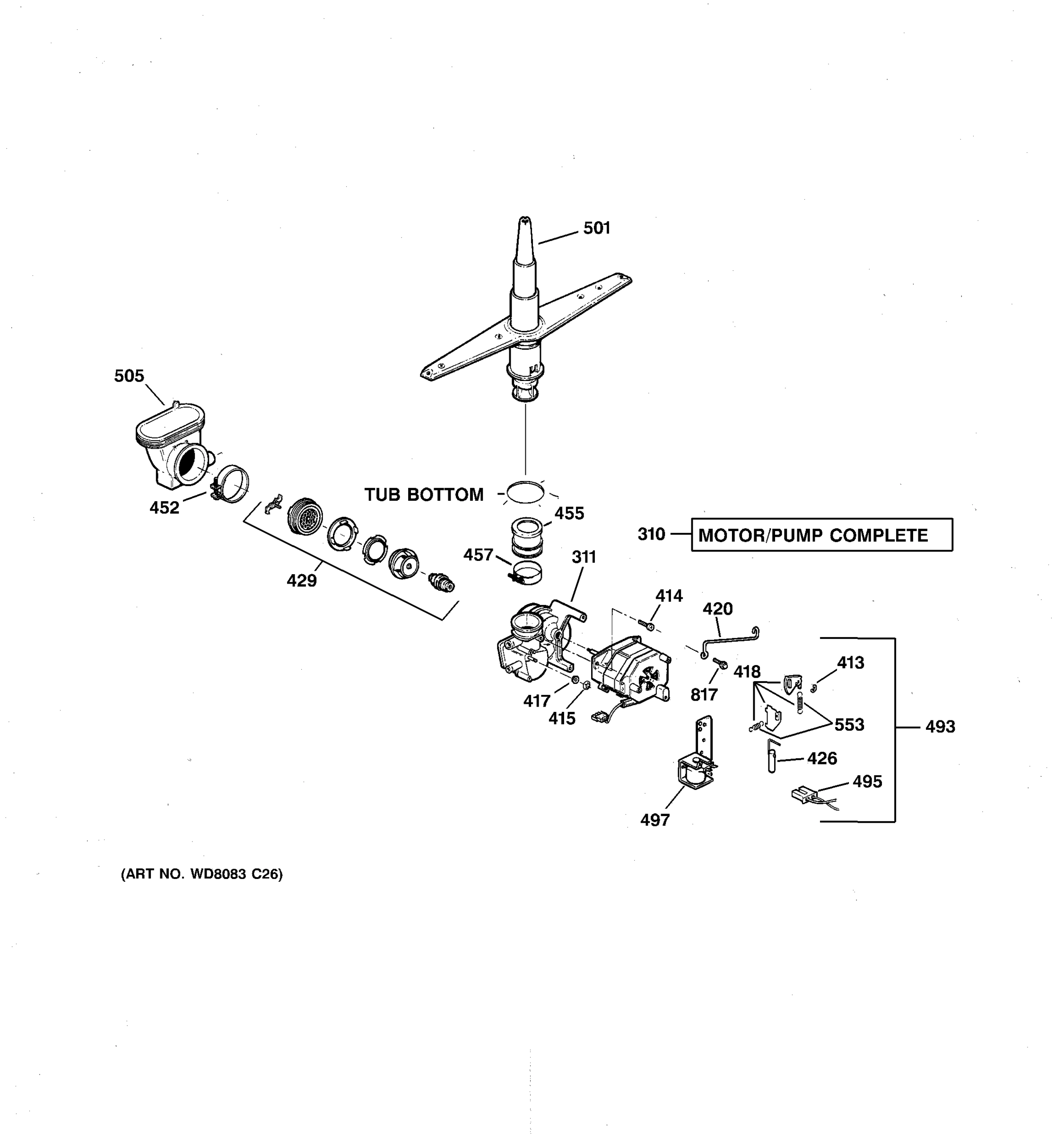 MOTOR-PUMP MECHANISM