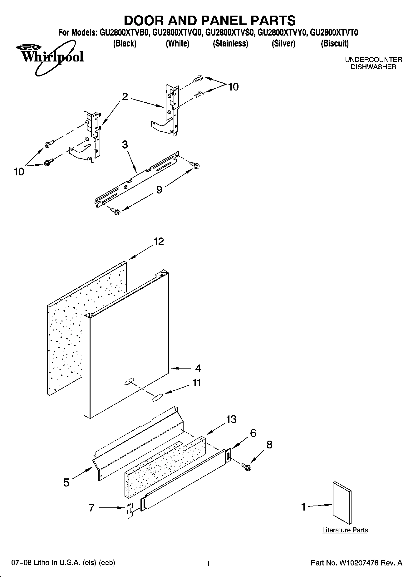 01 - DOOR AND PANEL PARTS