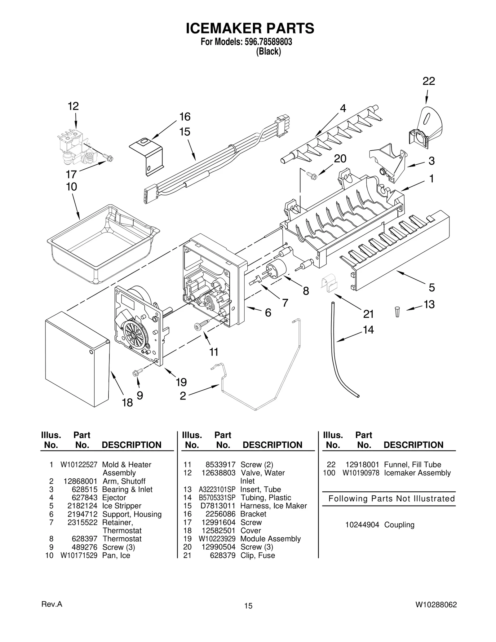 ICEMAKER PARTS