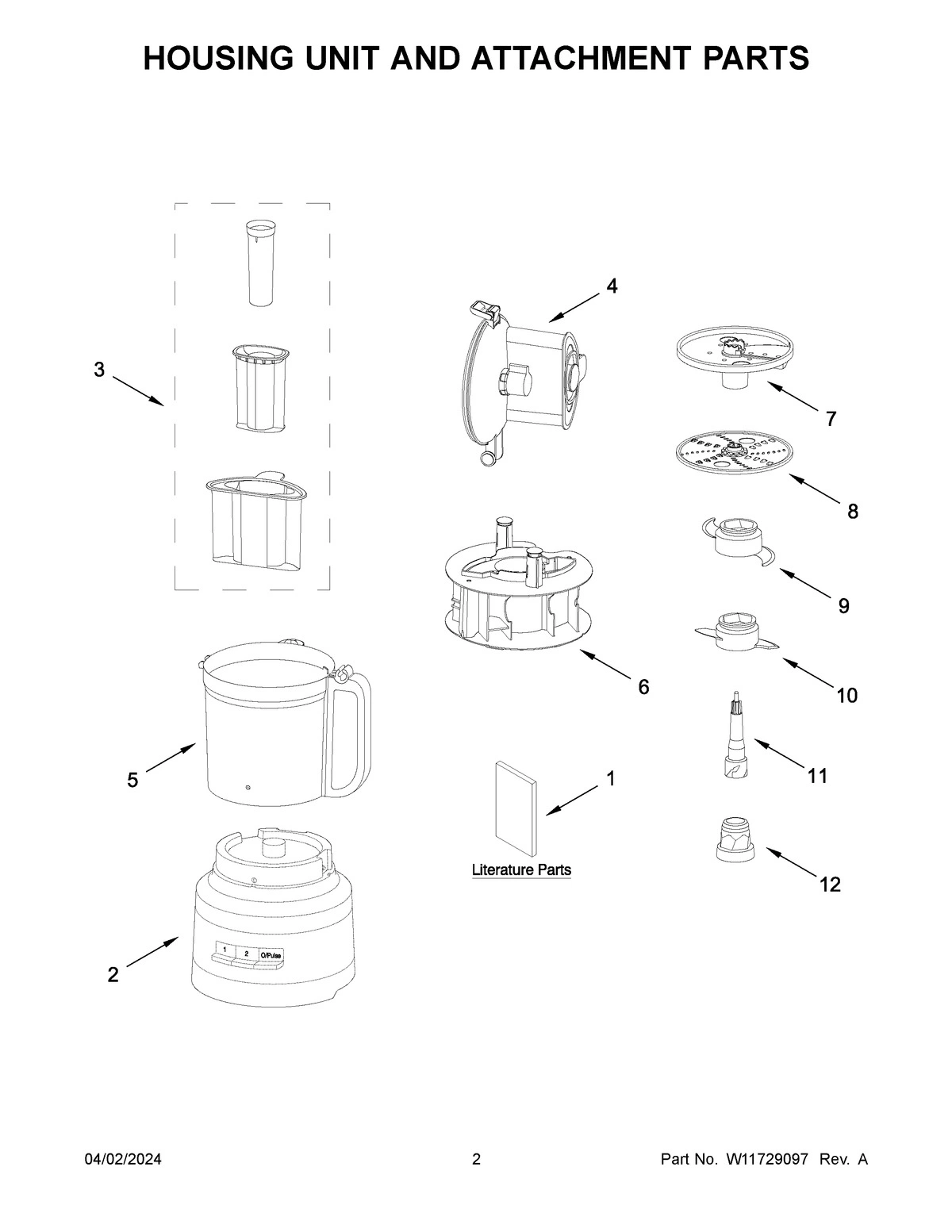 02 - HOUSING UNIT AND ATTACHMENT PARTS