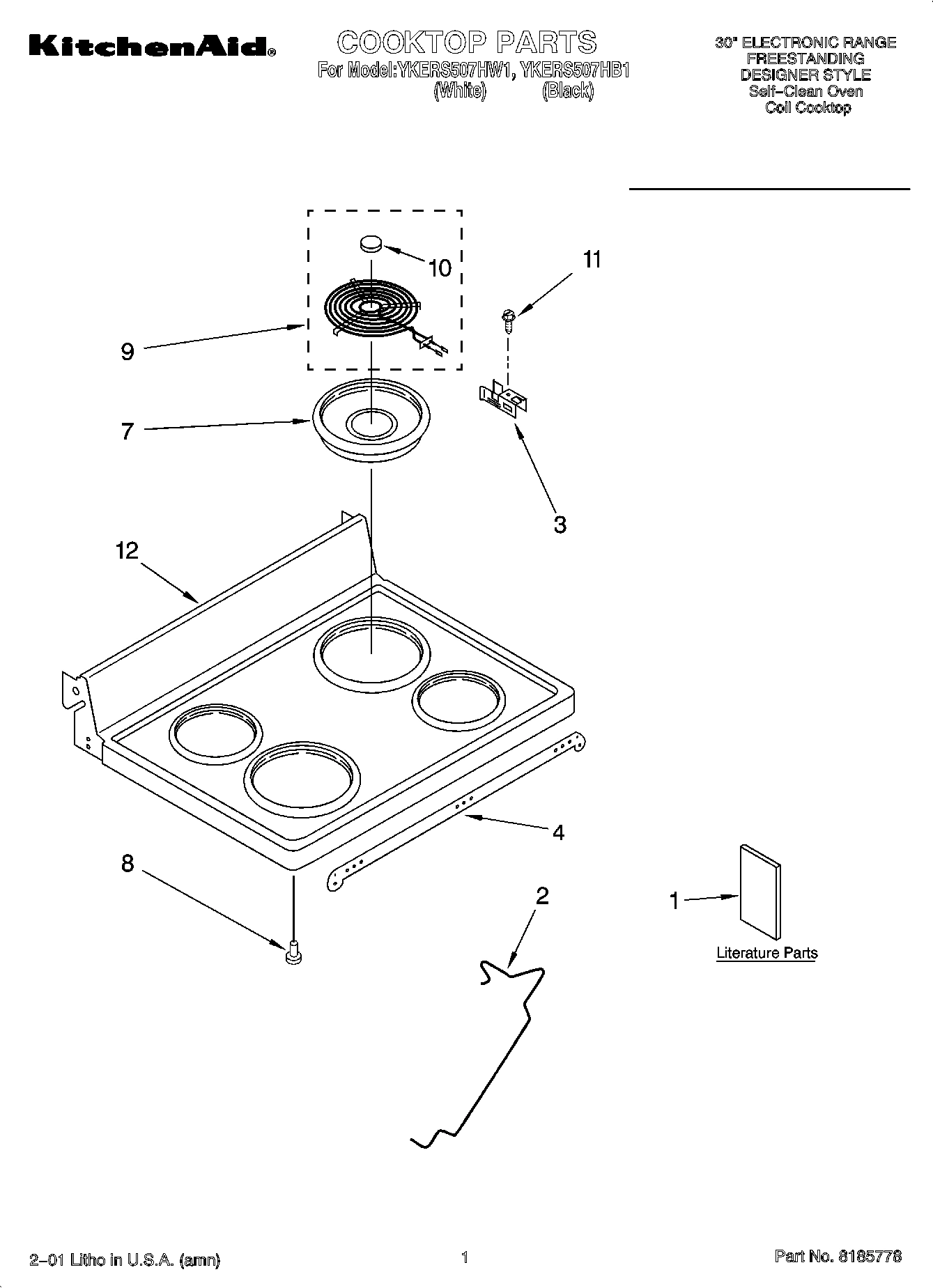 01 - COOKTOP PARTS