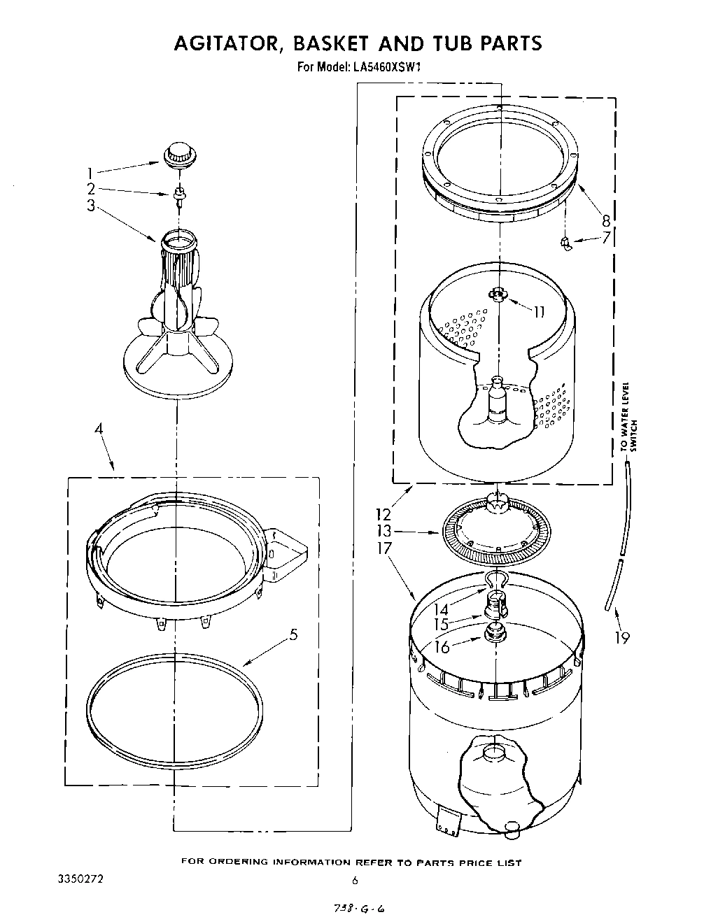 04 - AGITATOR, BASKET AND TUB
