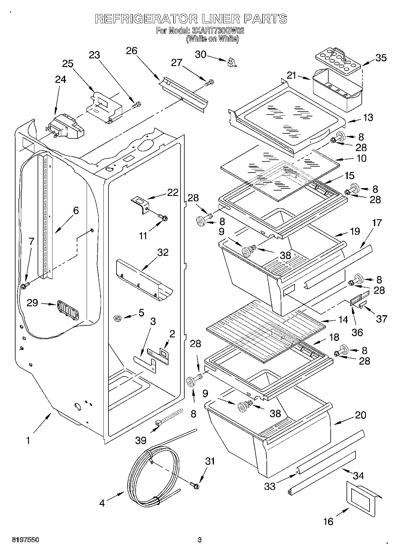 02 - REFRIGERATOR LINER