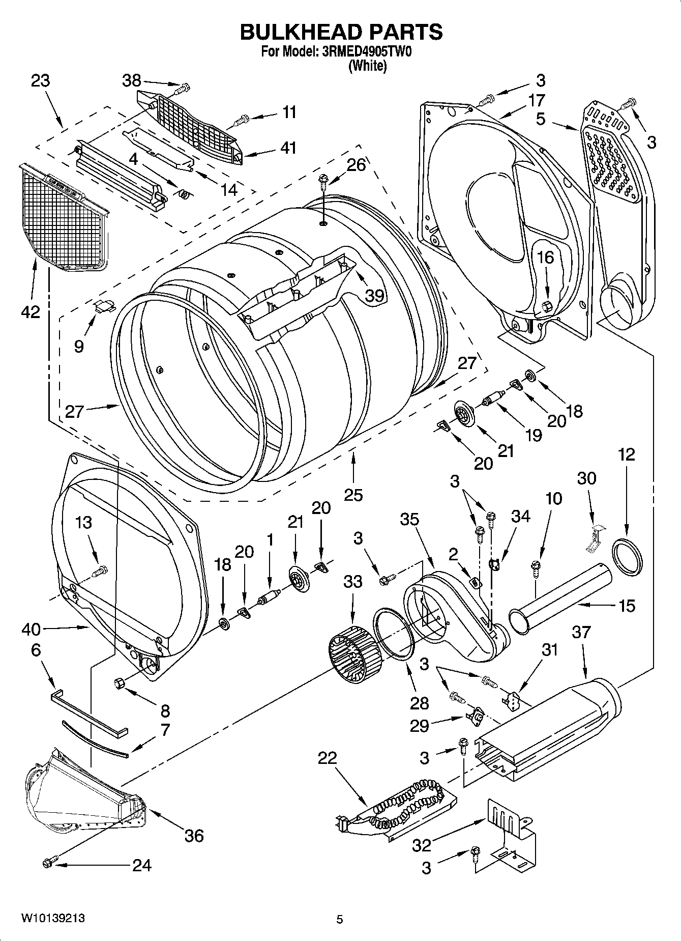 03 - BULKHEAD PARTS, OPTIONAL PARTS (NOT INCLUDED)