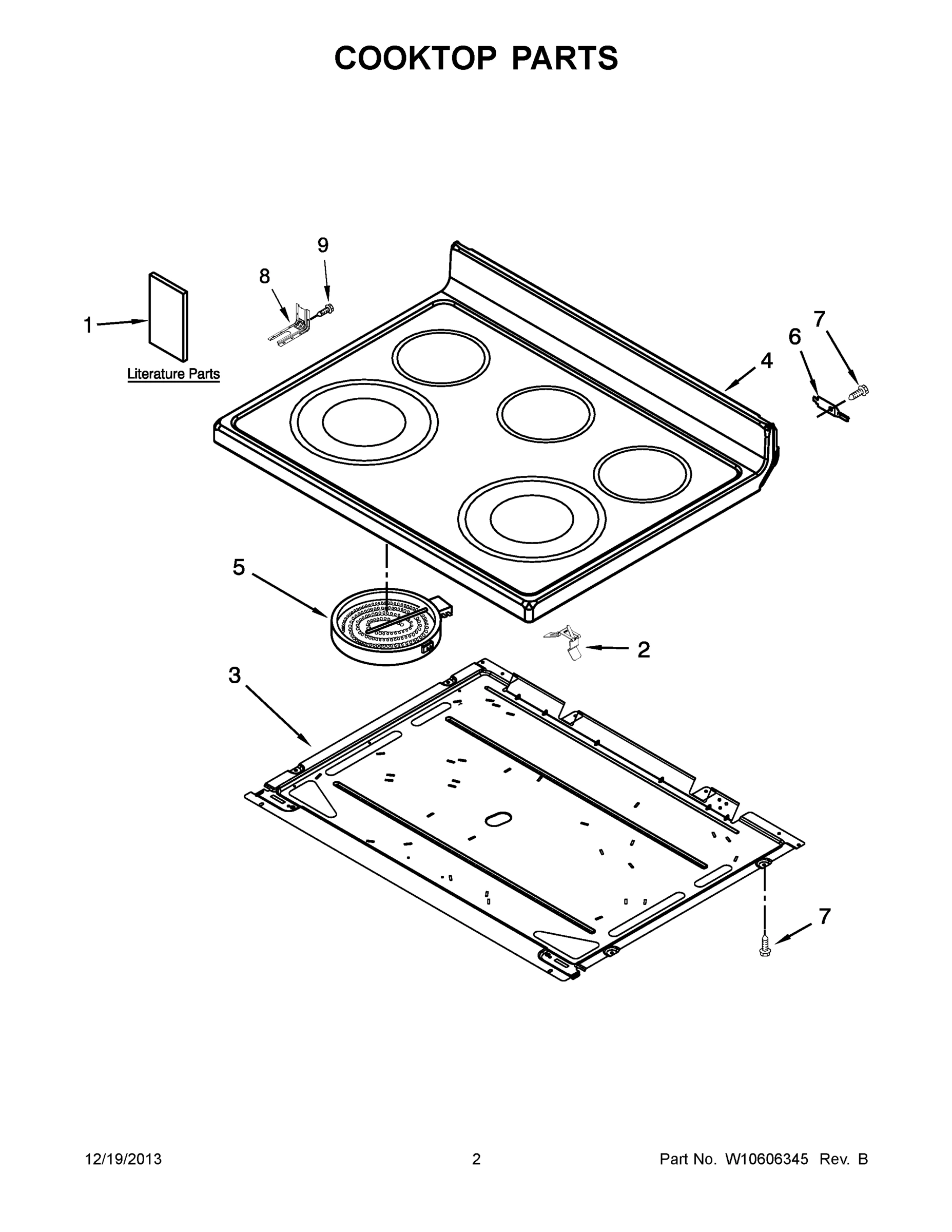 02 - COOKTOP PARTS