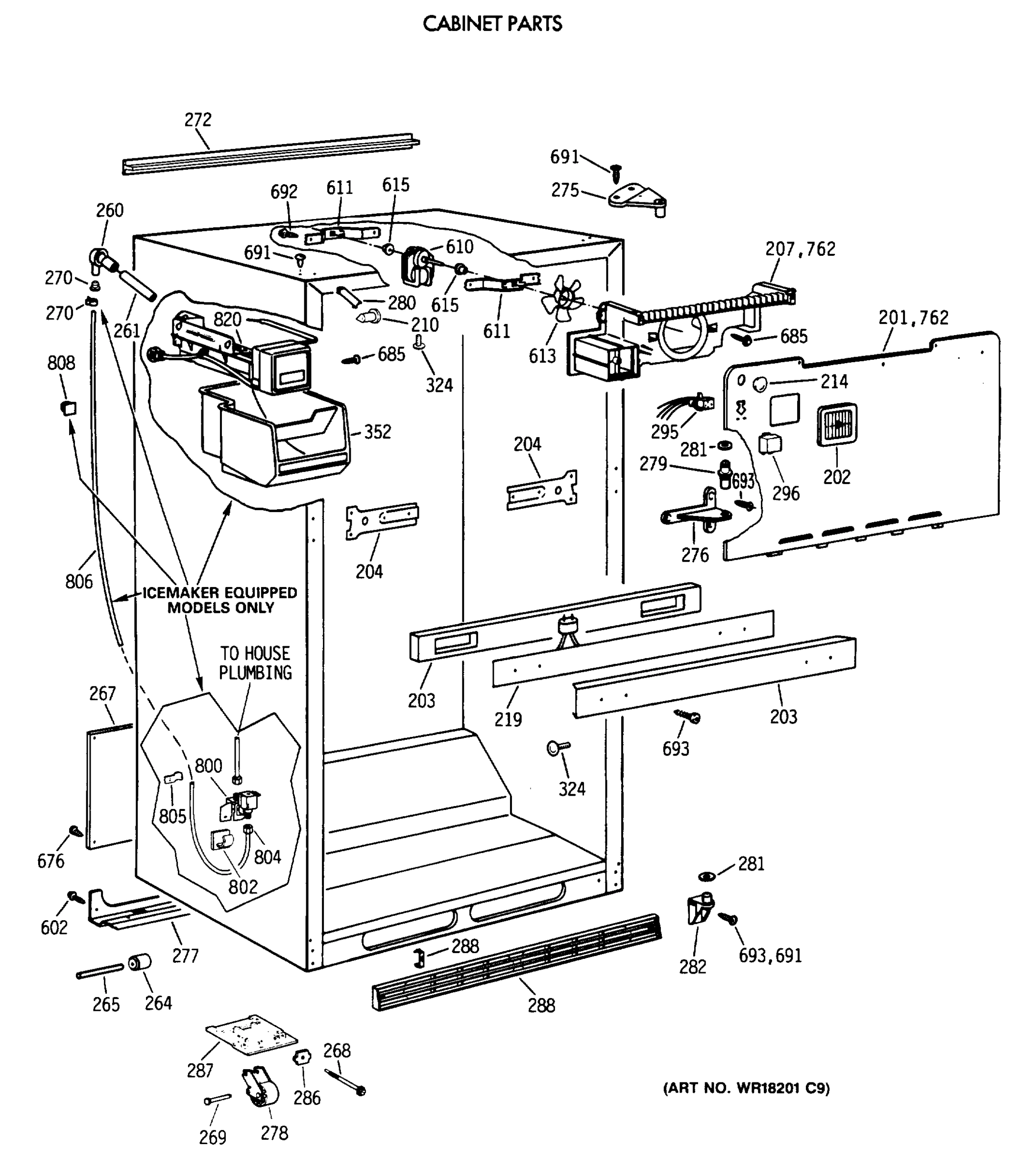 CABINET PARTS