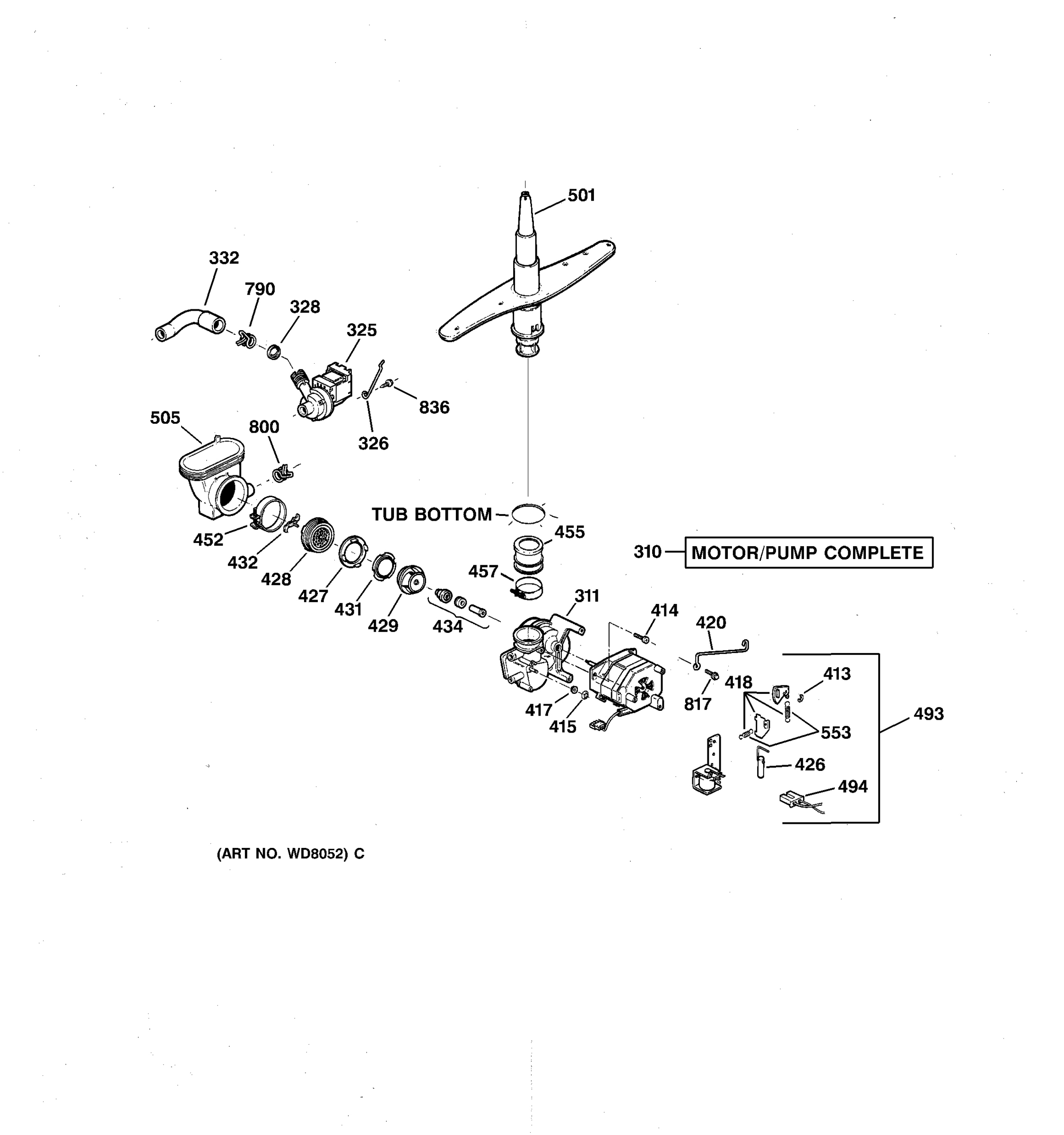MOTOR-PUMP MECHANISM